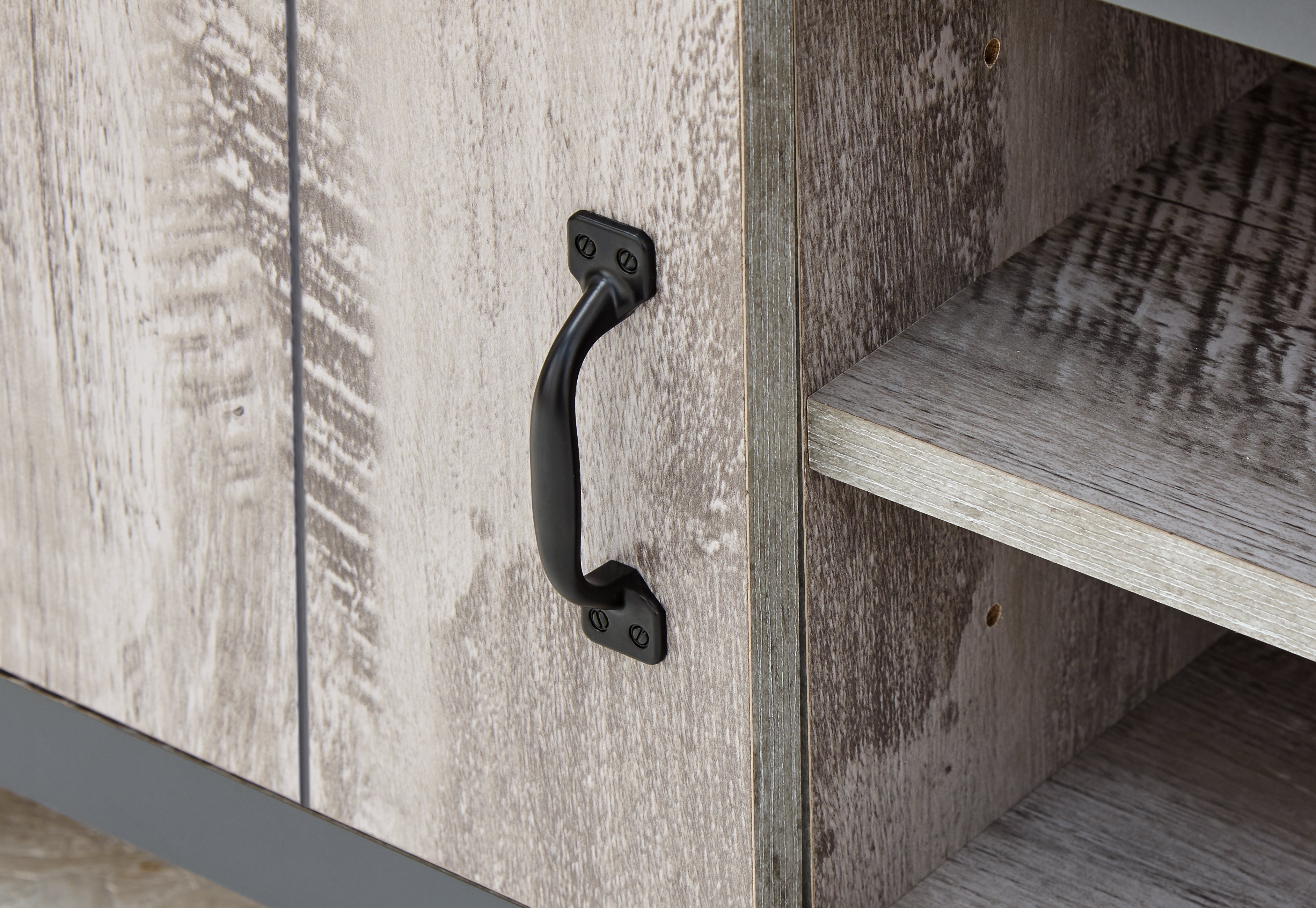 Boston 2 Door TV Unit Grey – GFW, view 14