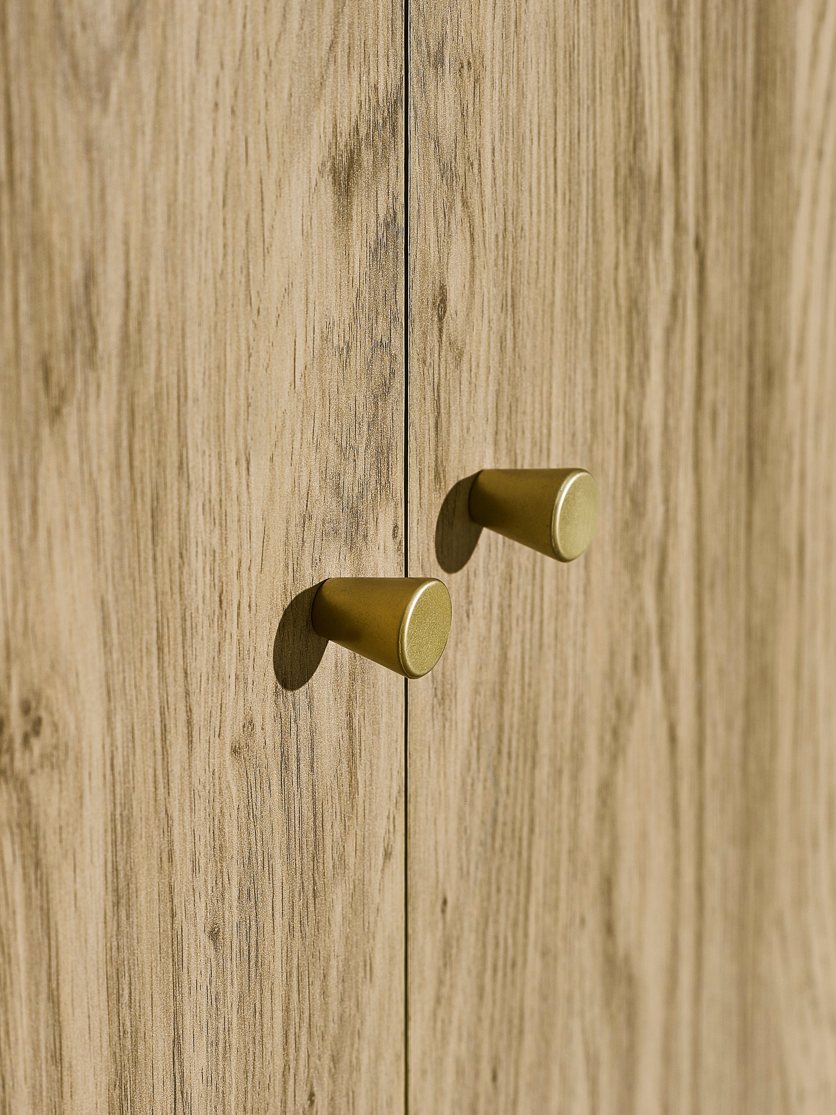 Ingrid 2 Door Wardrobe Oak – Julian Bowen, view 7