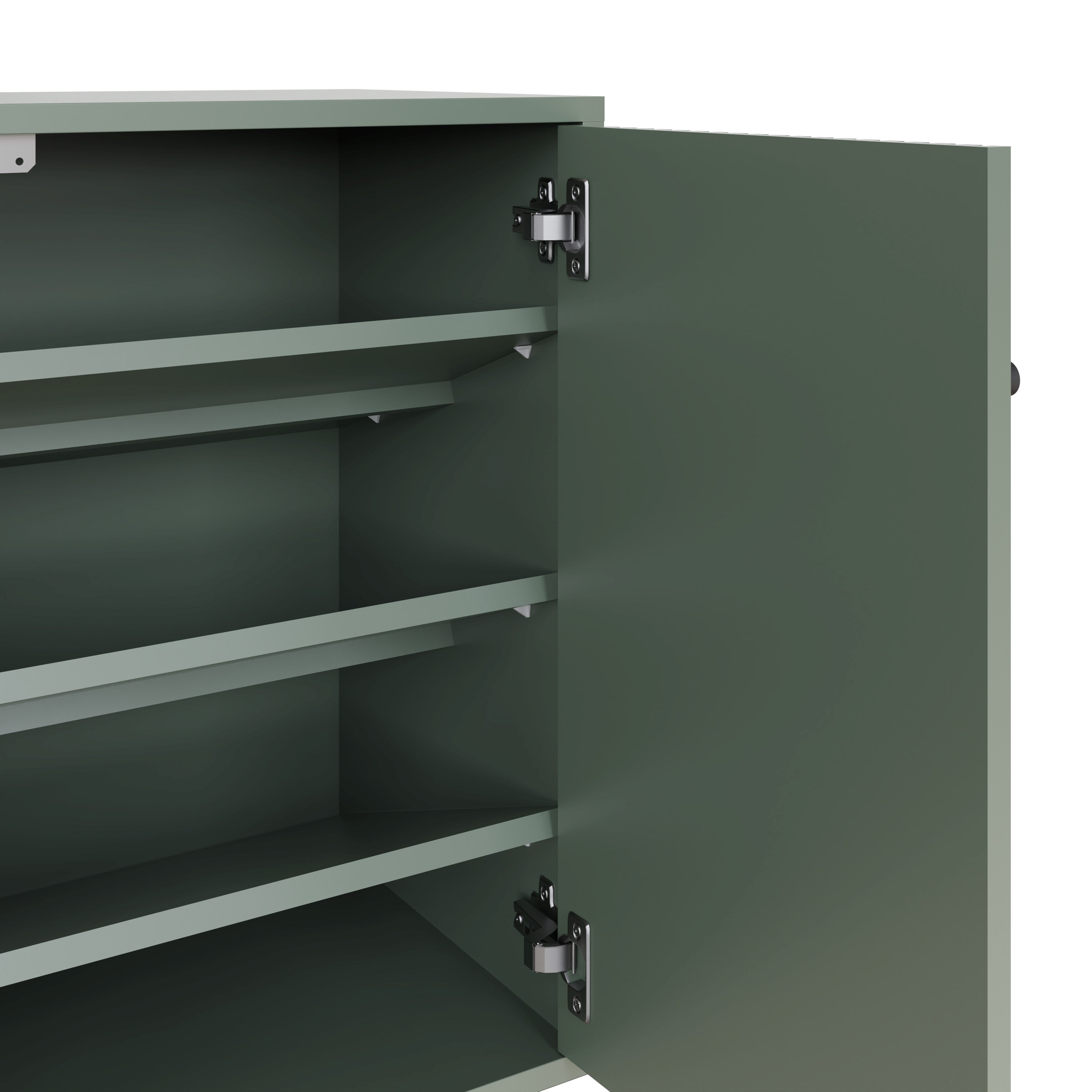 Garrucha Utility Shoe Cabinet – Dowager Green