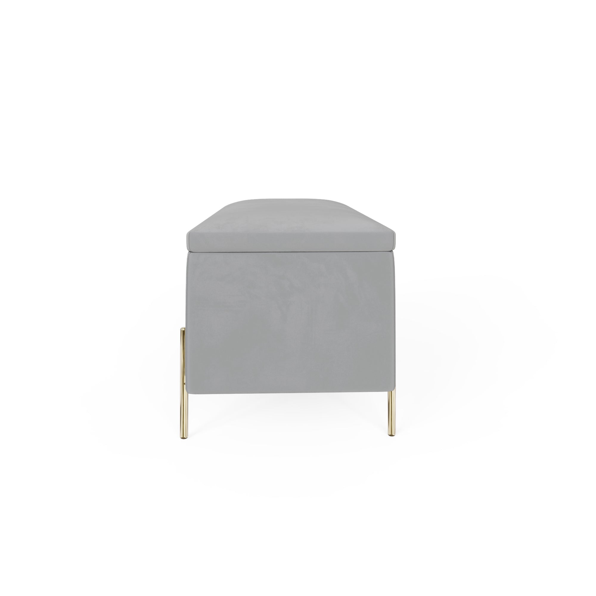 Mystica Ottoman Storage Bench Grey – GFW, view 7