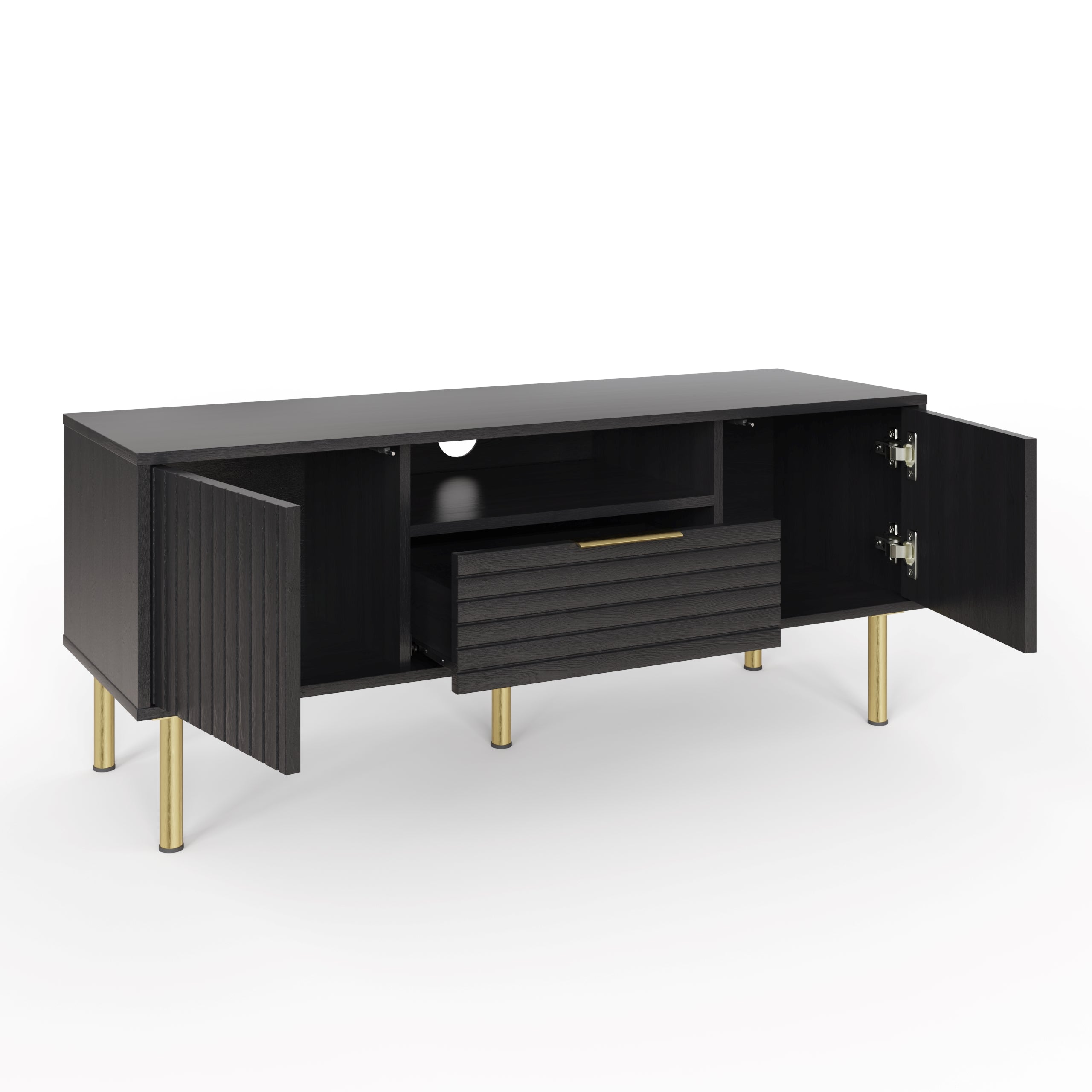 Nervata TV Unit Black – GFW, view 5