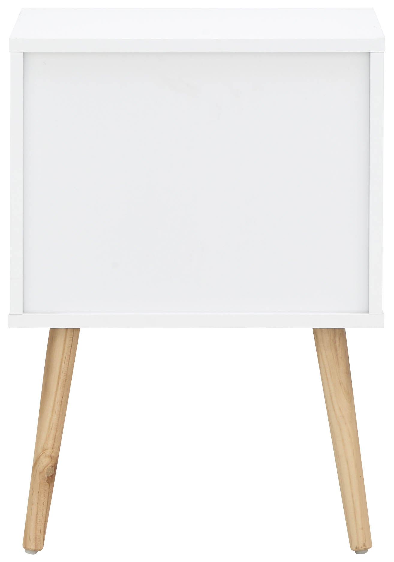Nyborg Single 2 Drawer Bedside – White
