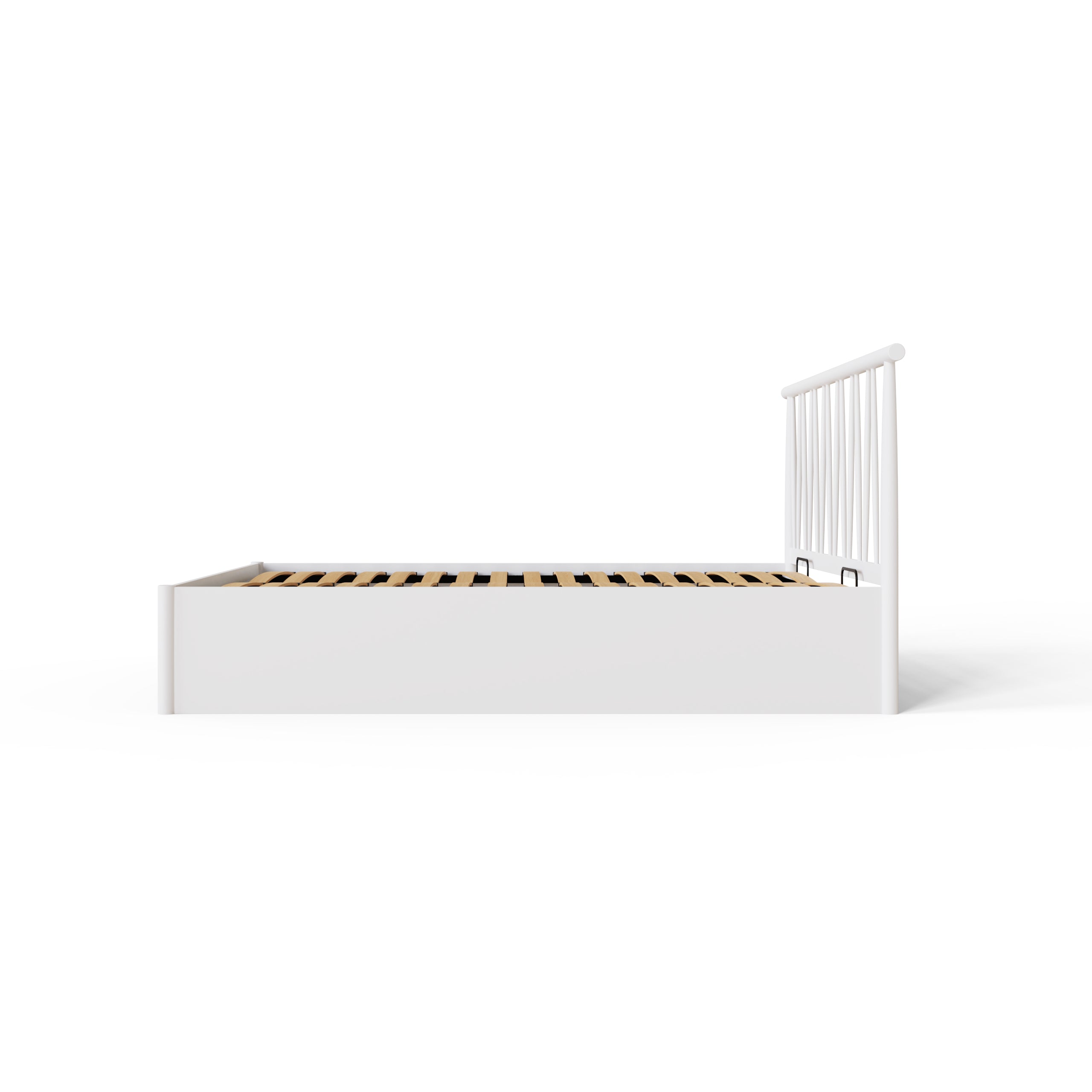 Fusum Spindle Ottoman Bed - White – GFW, view 12