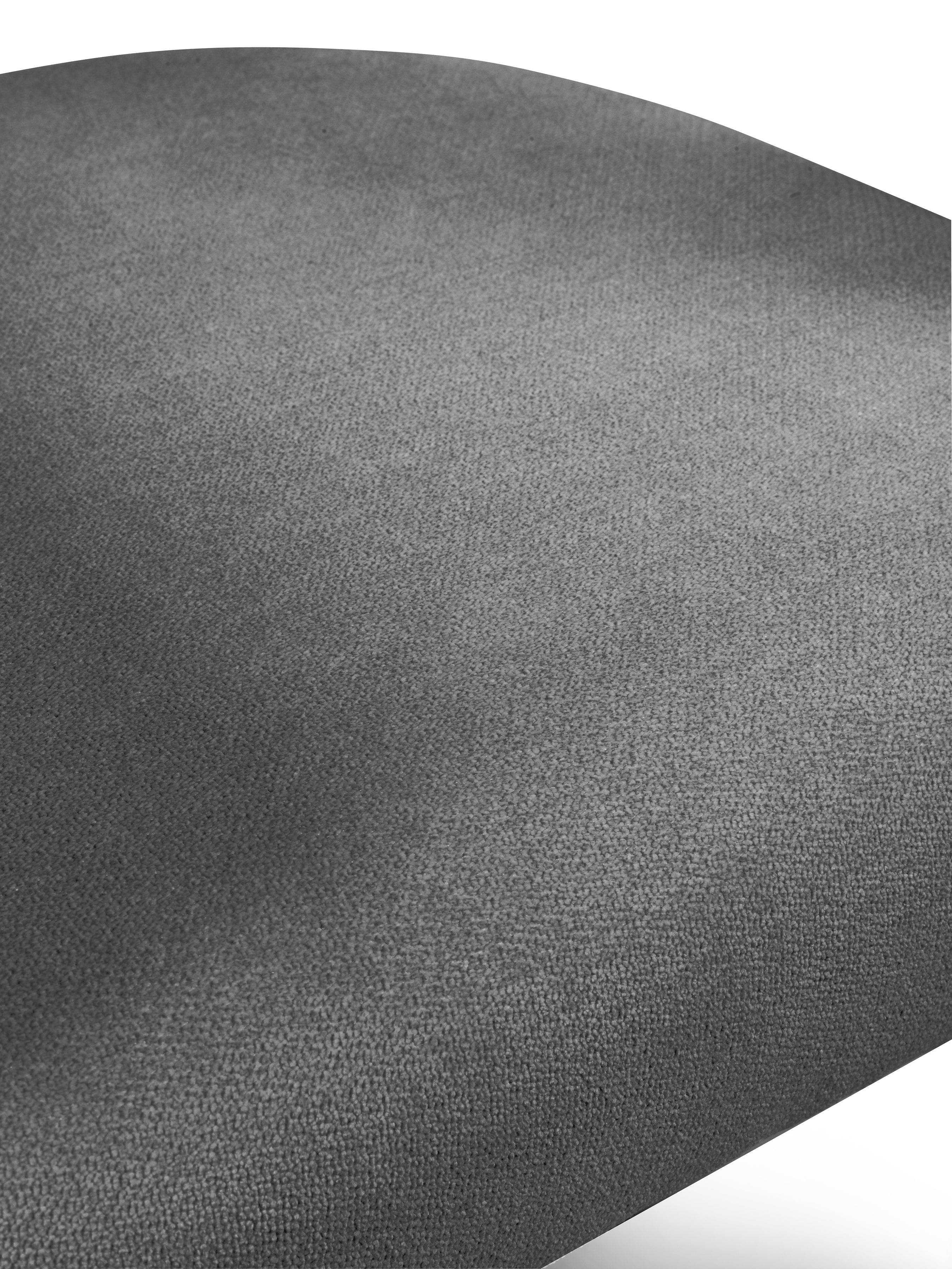 Elara Grey Chenille Upholstered Chair – Julian Bowen, view 10