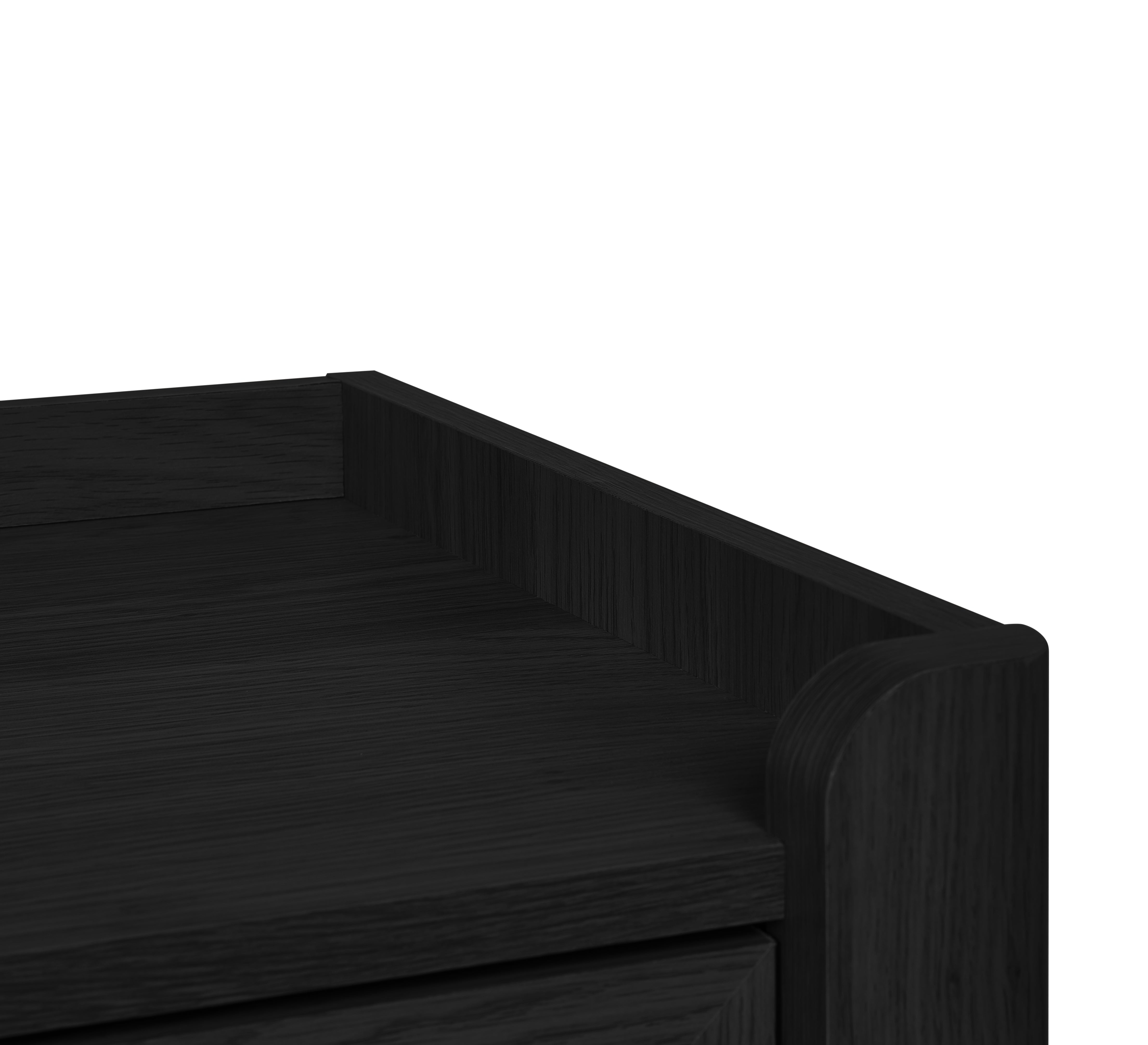 Sydney 6 Drawer Wide Chest - Black Ash – Julian Bowen, view 9