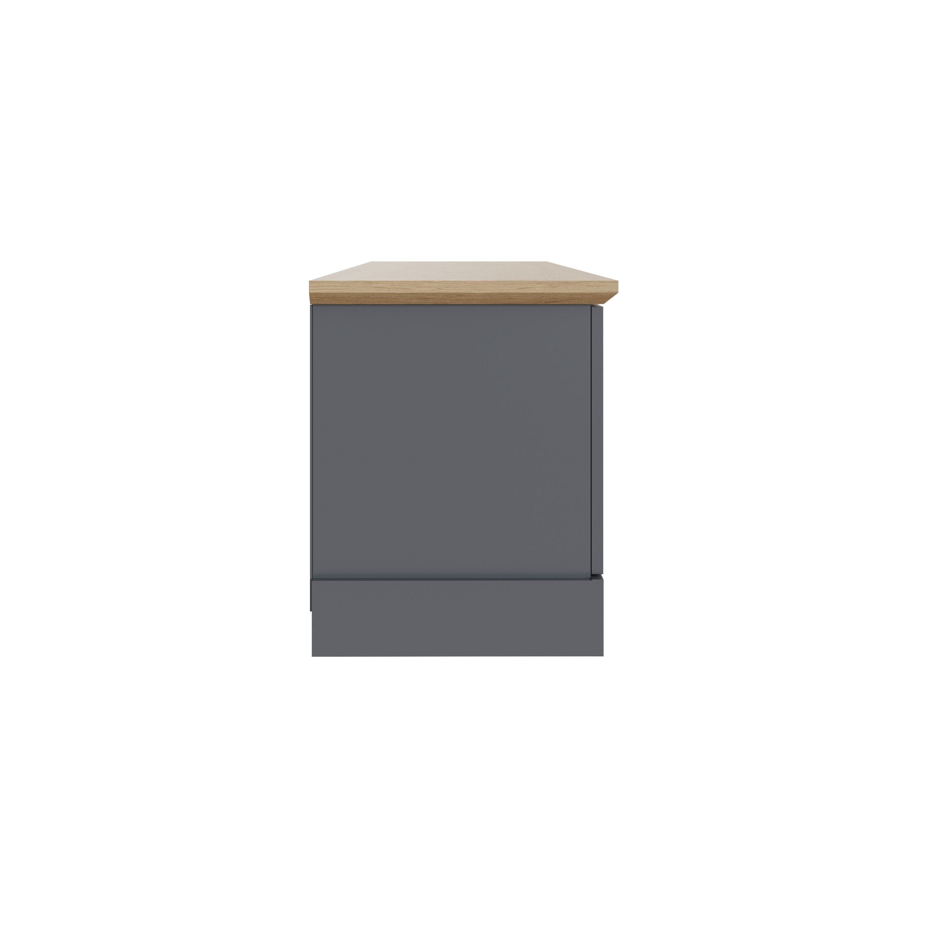Kendal Large Tv Unit Slate Blue – GFW, view 4