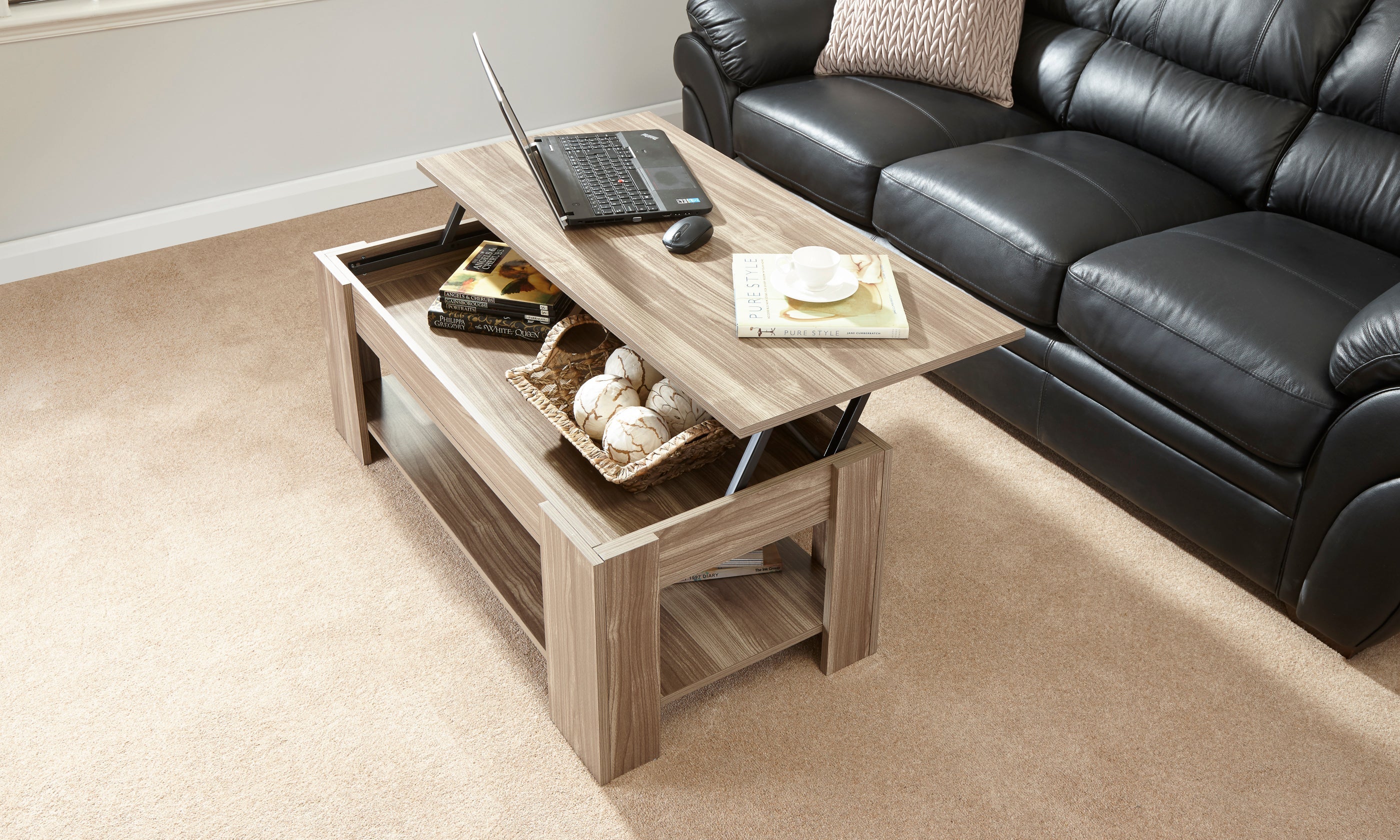 Lift Up Coffee Table – Walnut