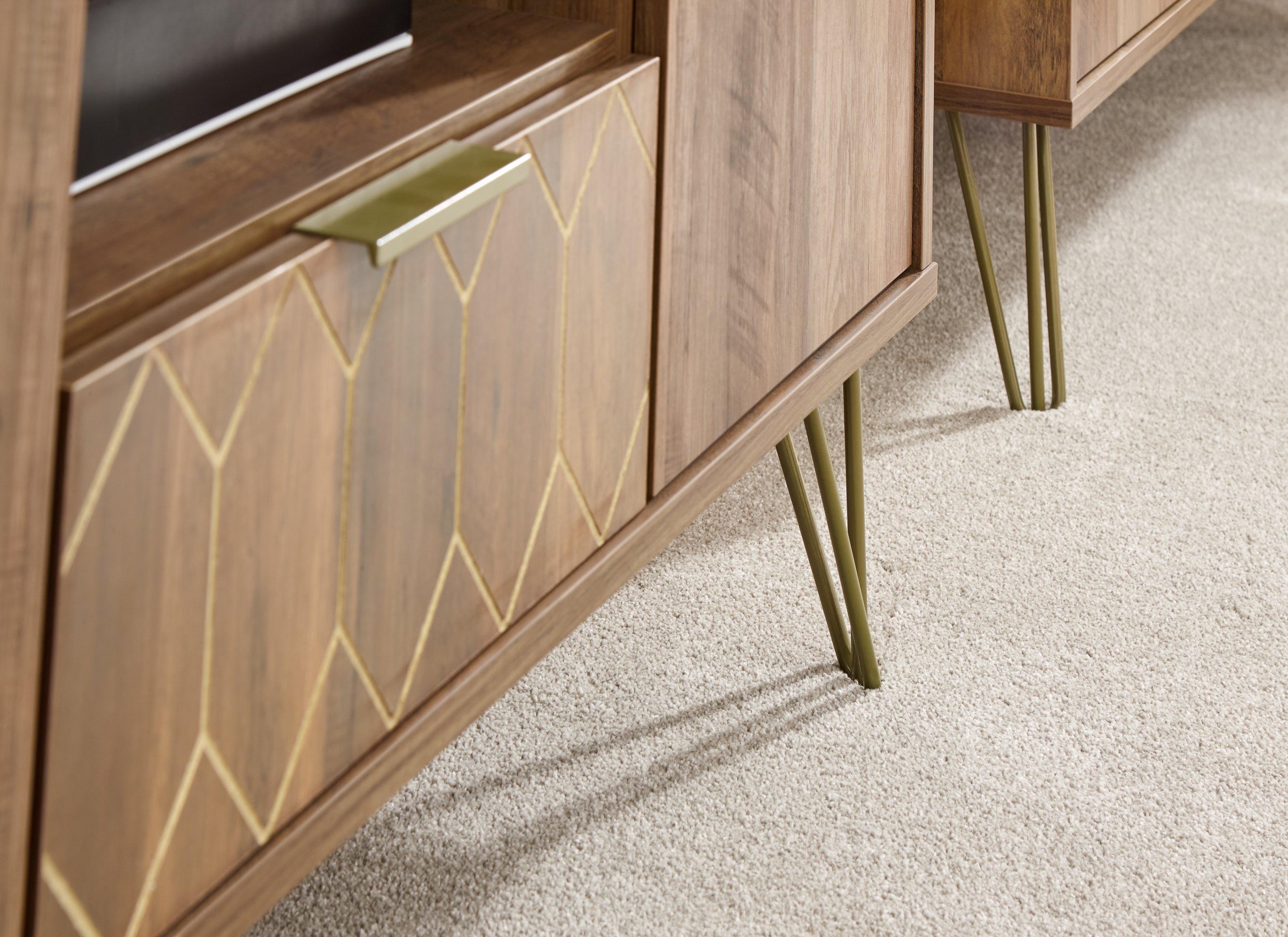 Orleans 1 Drawer TV Stand Mango – GFW, view 8