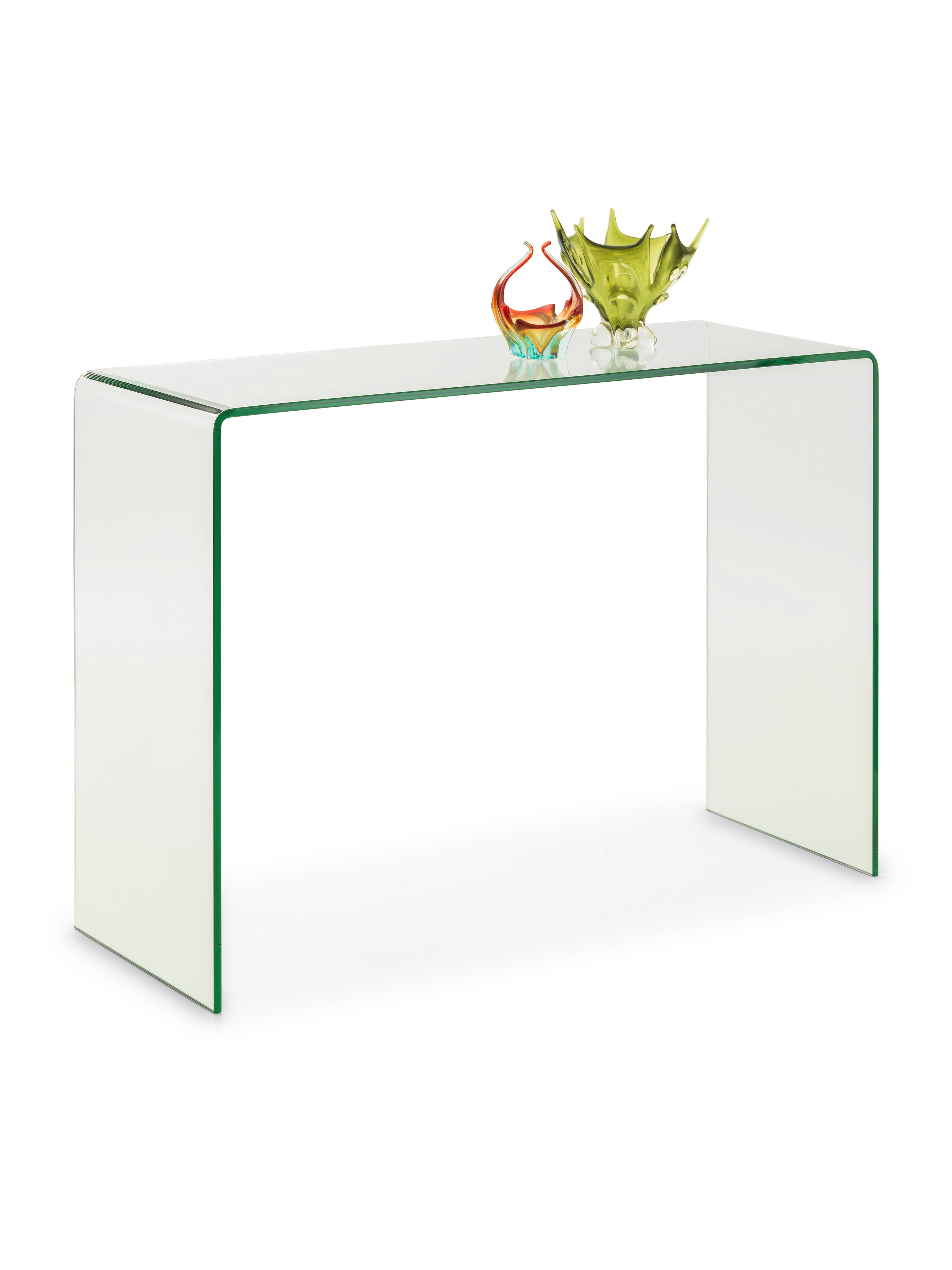 Amalfi Bent Glass Console Table – Julian Bowen