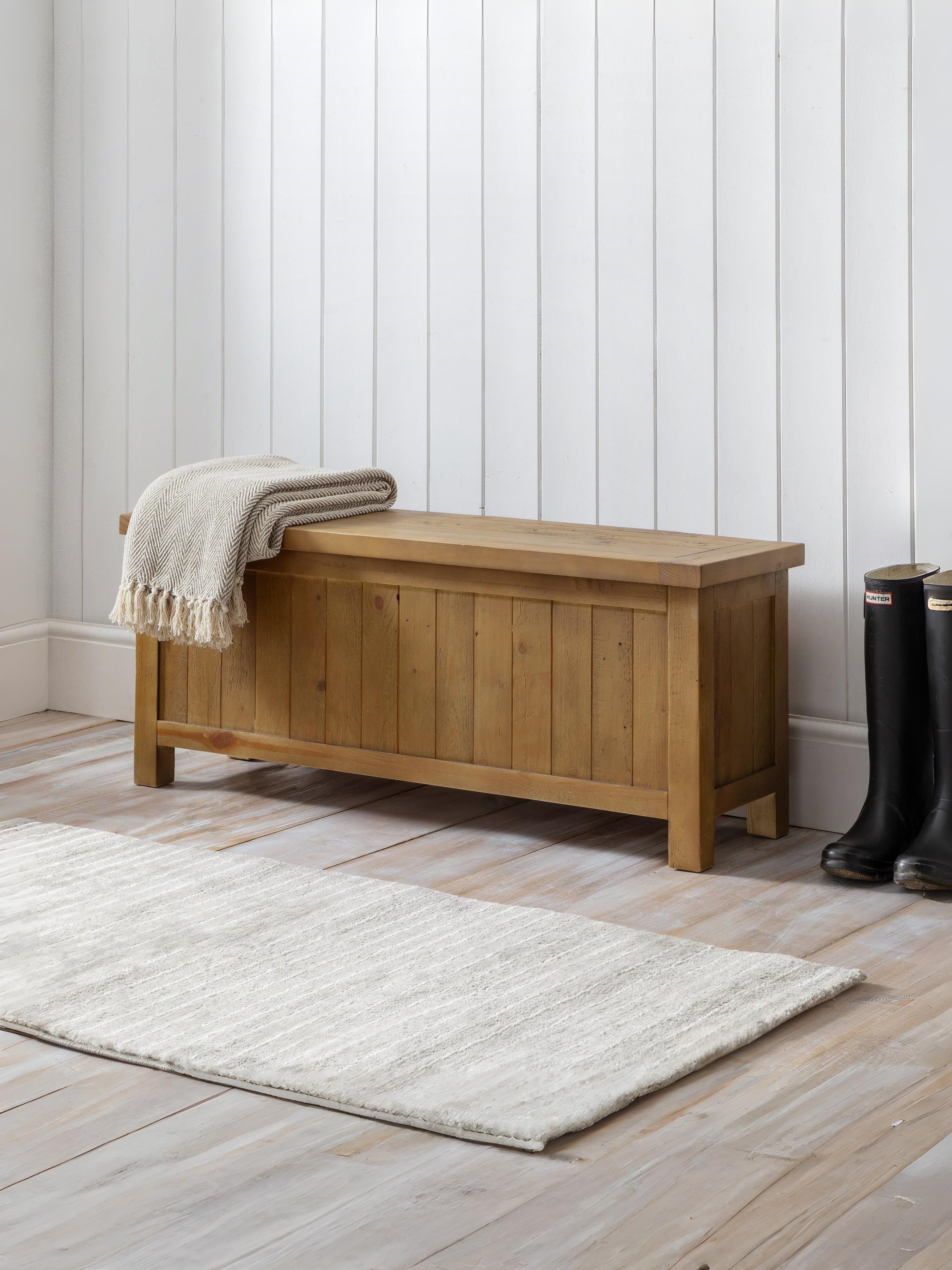Aspen Storage Bench - Natural – Julian Bowen, view 3