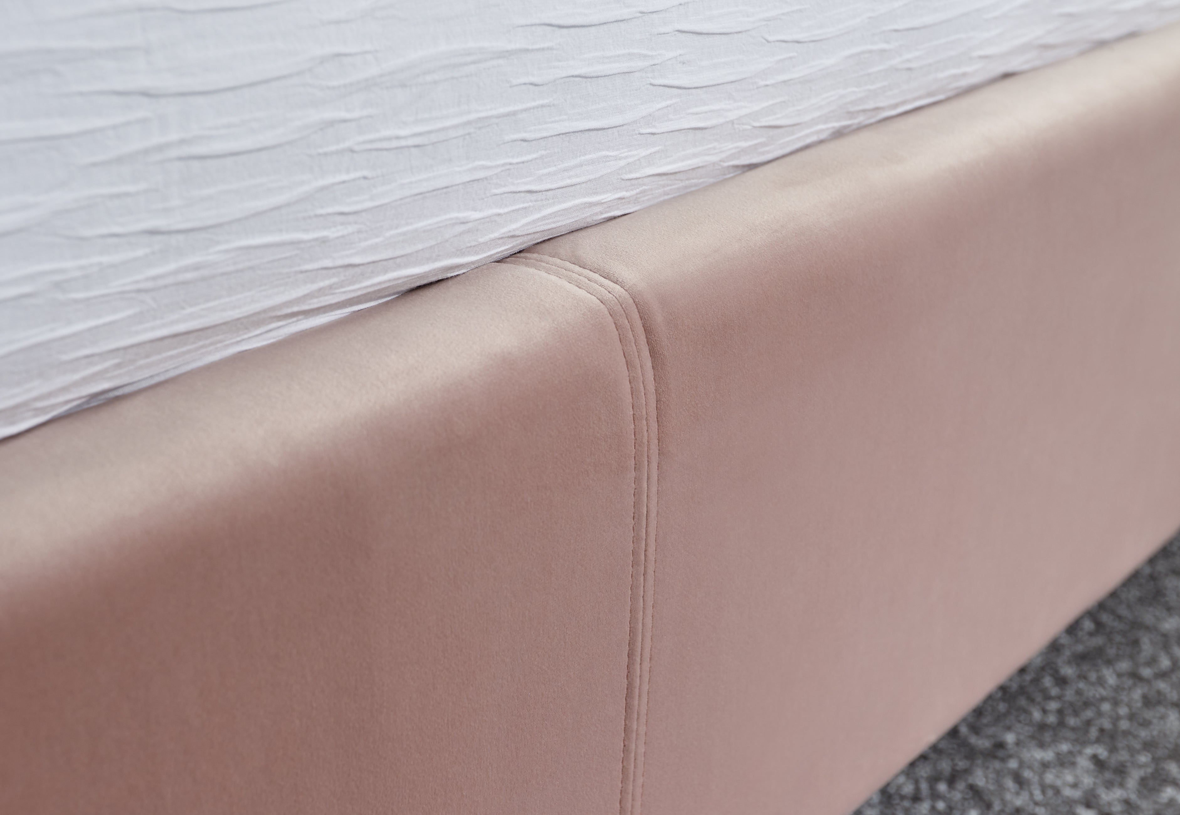 Pettine End Lift Ottoman Bed - Pink & Gold – GFW, view 10
