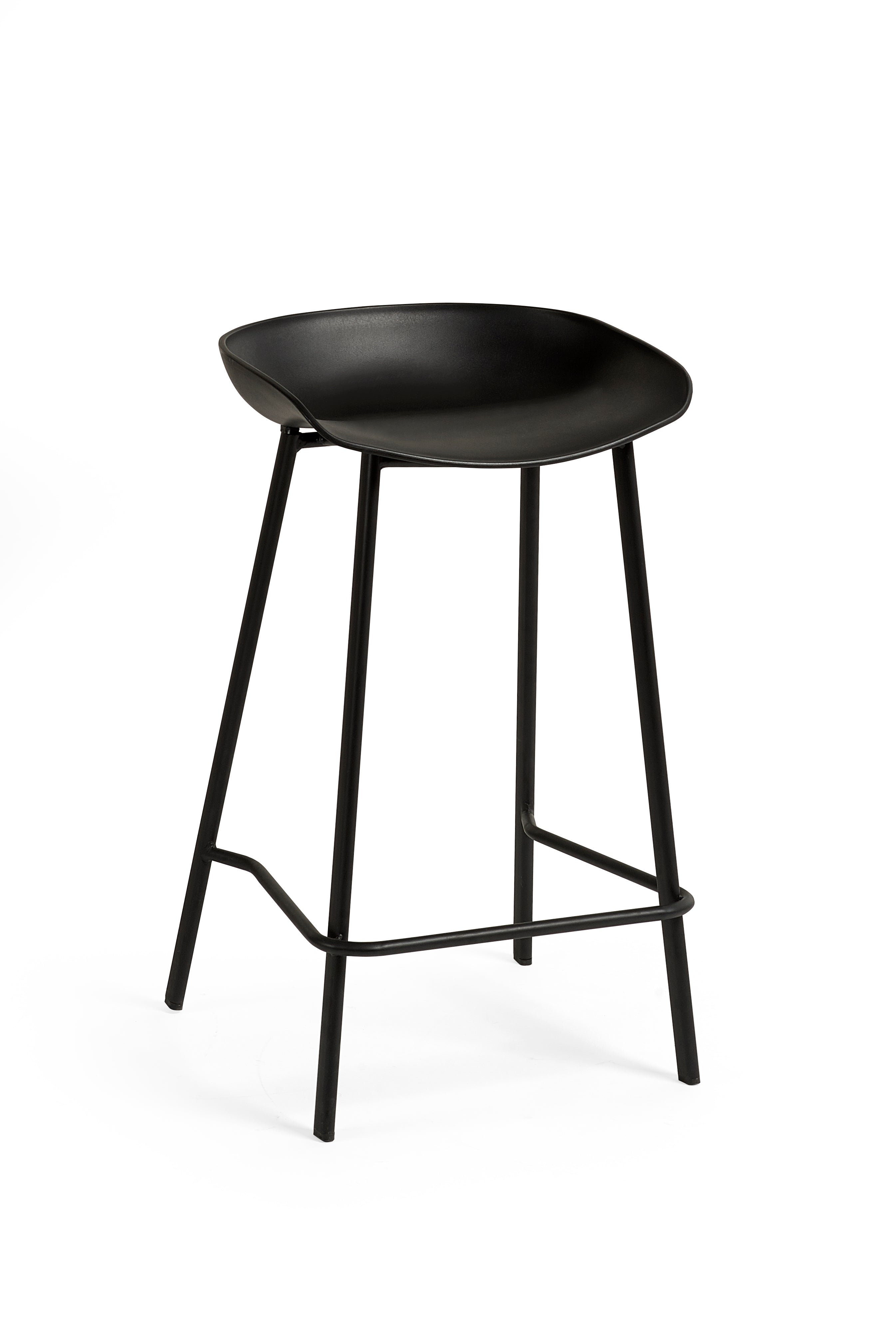 Renzo Bar Stool Black (Set of 2) – Julian Bowen, view 3