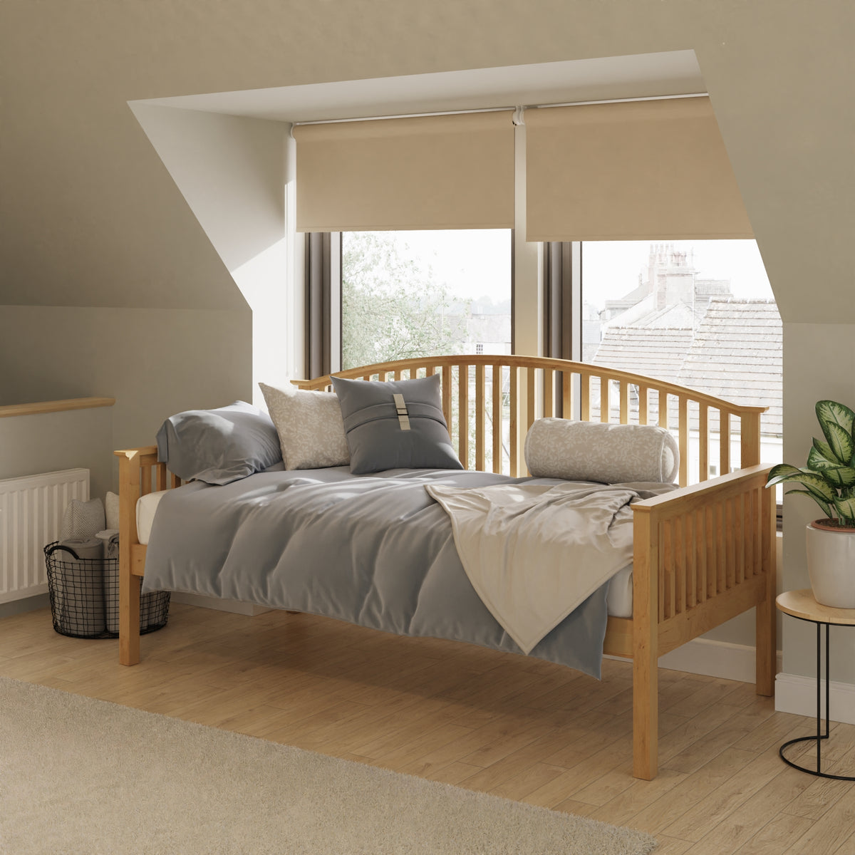 Madrid Wooden Day Bed in oak, photo 2