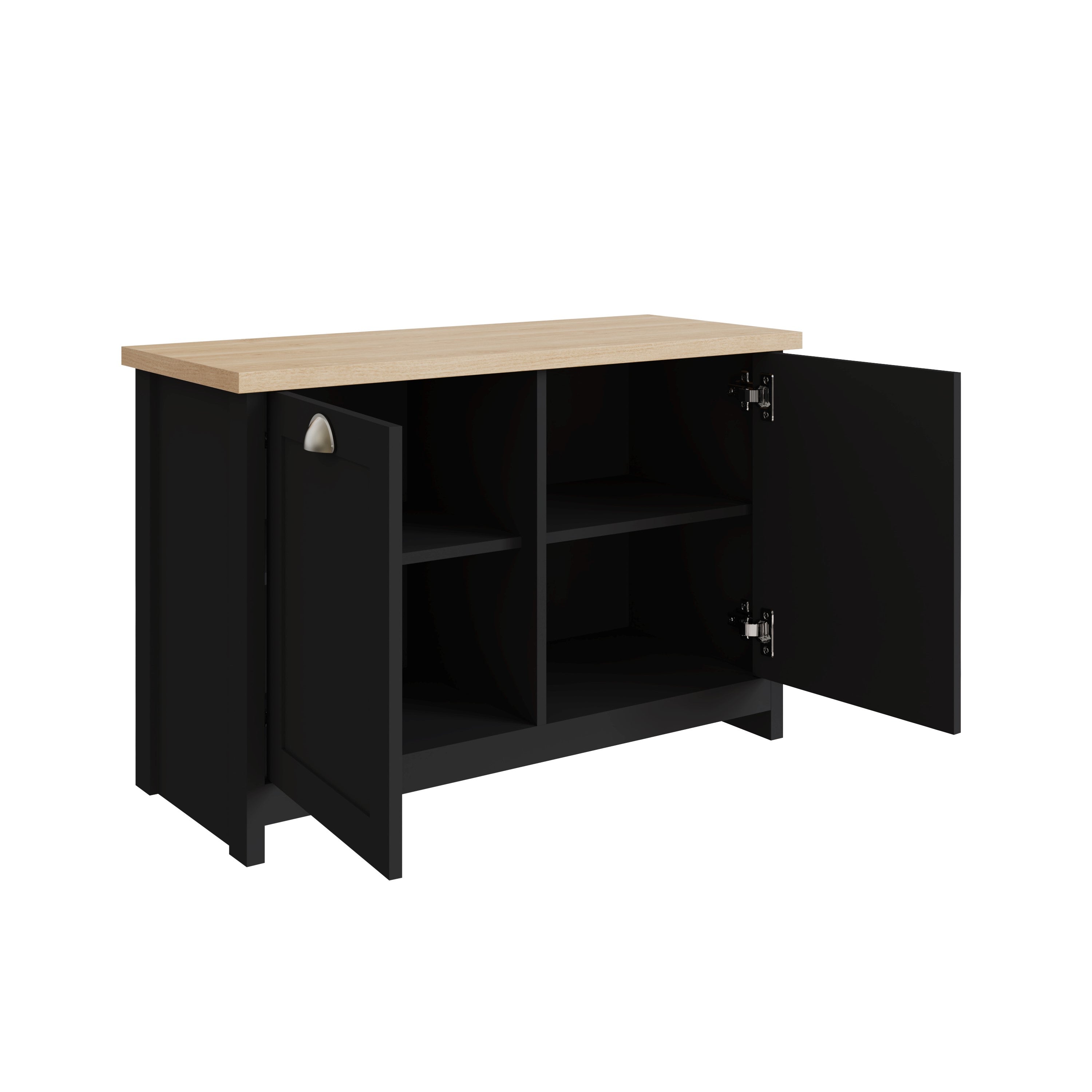 Lancaster Shoe Storage Black – GFW, view 4