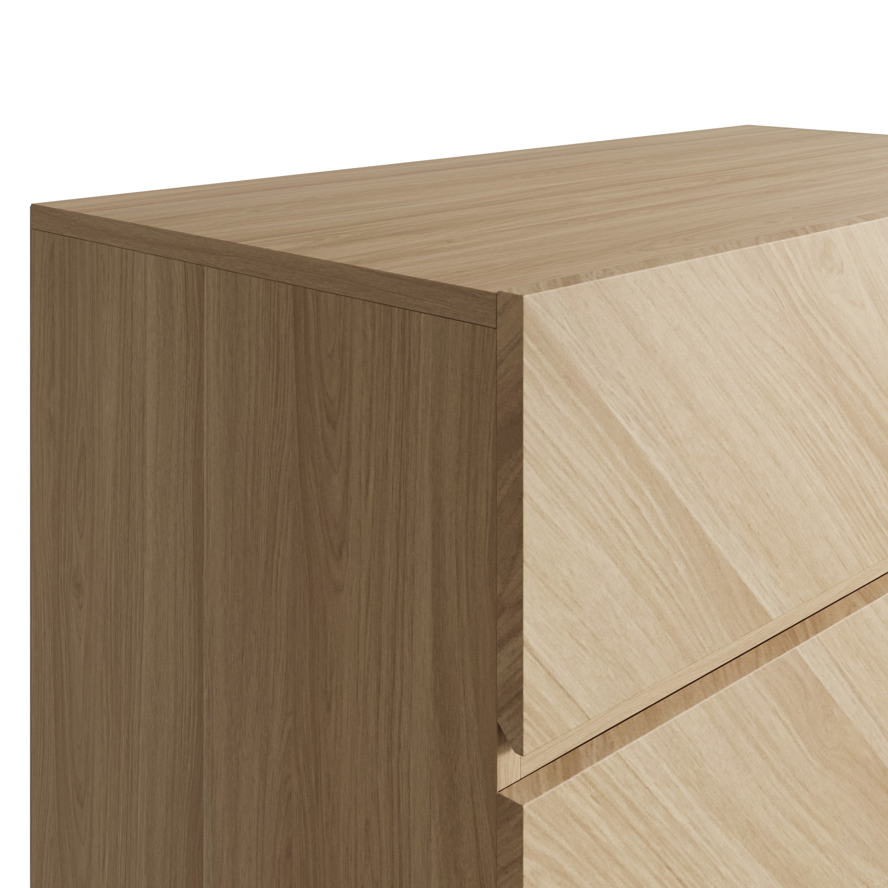 Catania 4 Drawer Chest Euro Oak – GFW, view 5