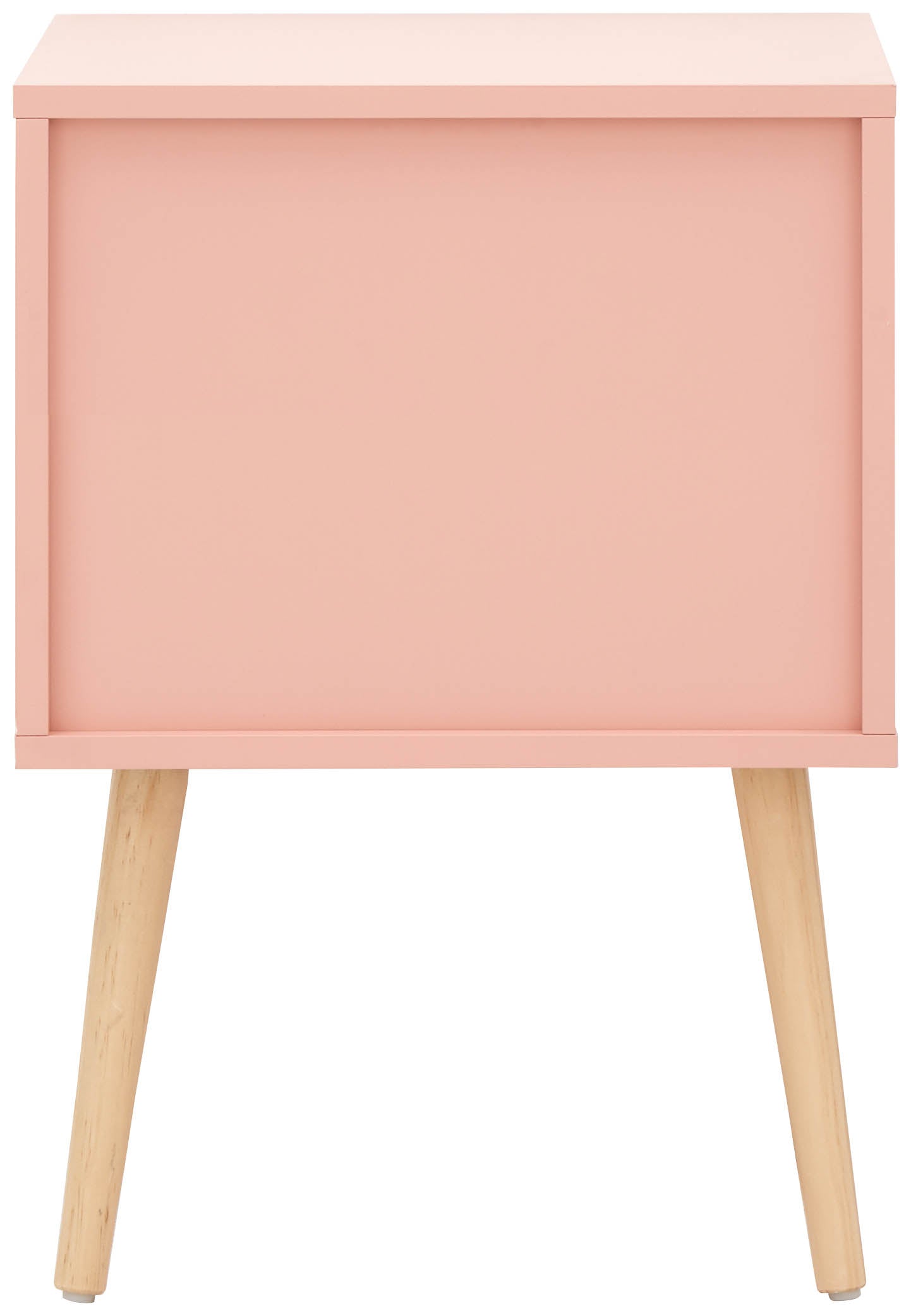 Nyborg Single 2 Drawer Bedside – Coral Pink