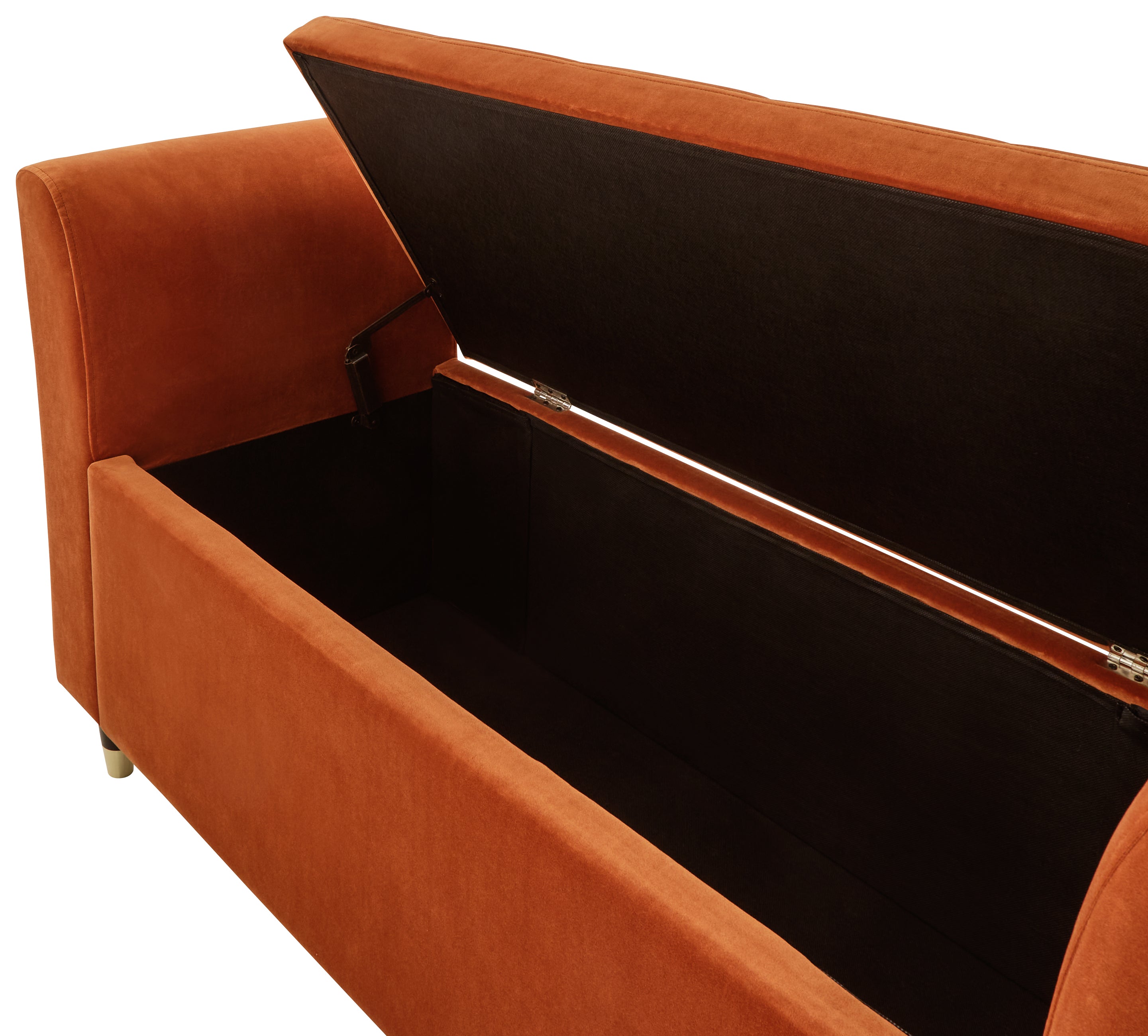 Genoa Window Seat Russet Fabric – GFW, view 16