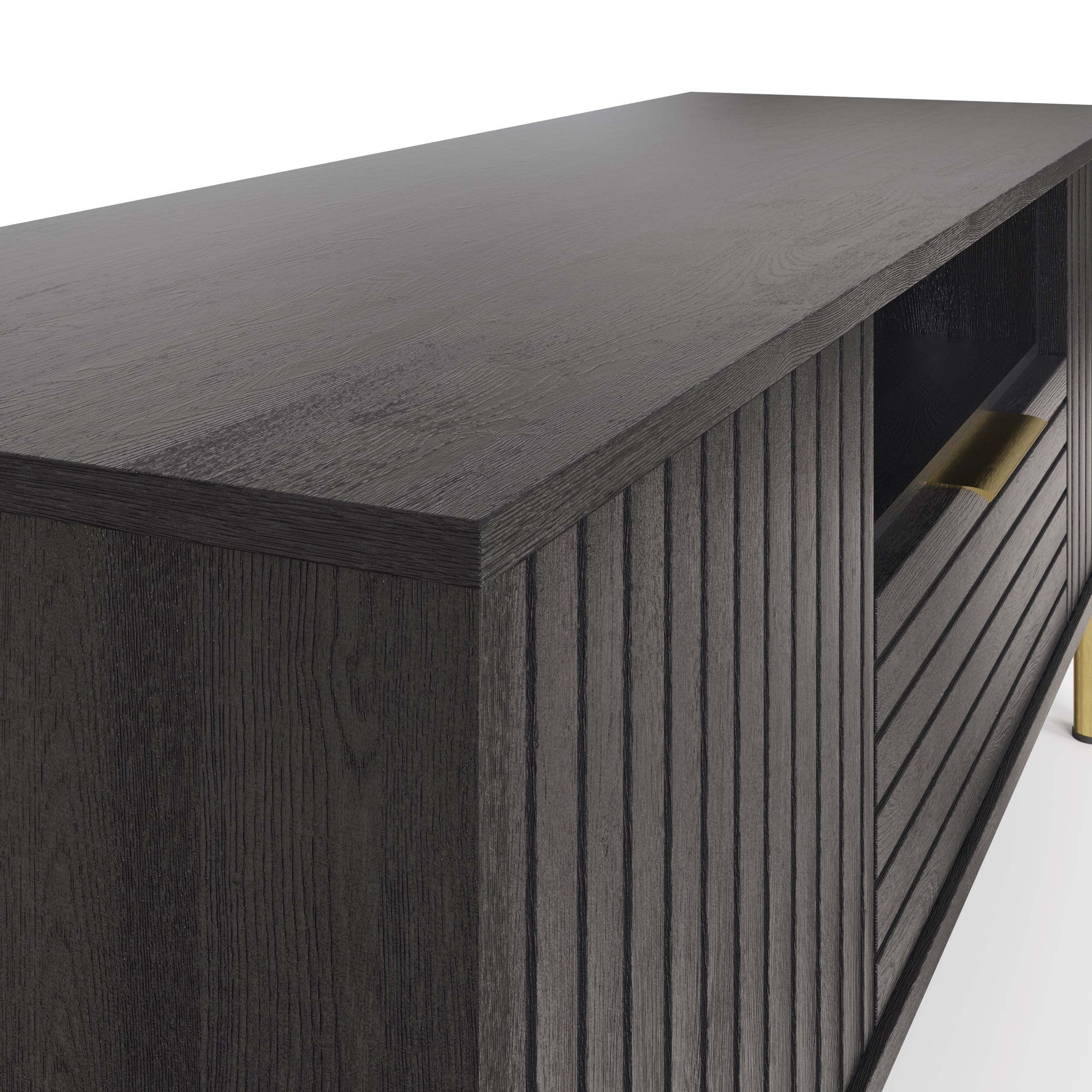 Nervata TV Unit Black – GFW, view 8