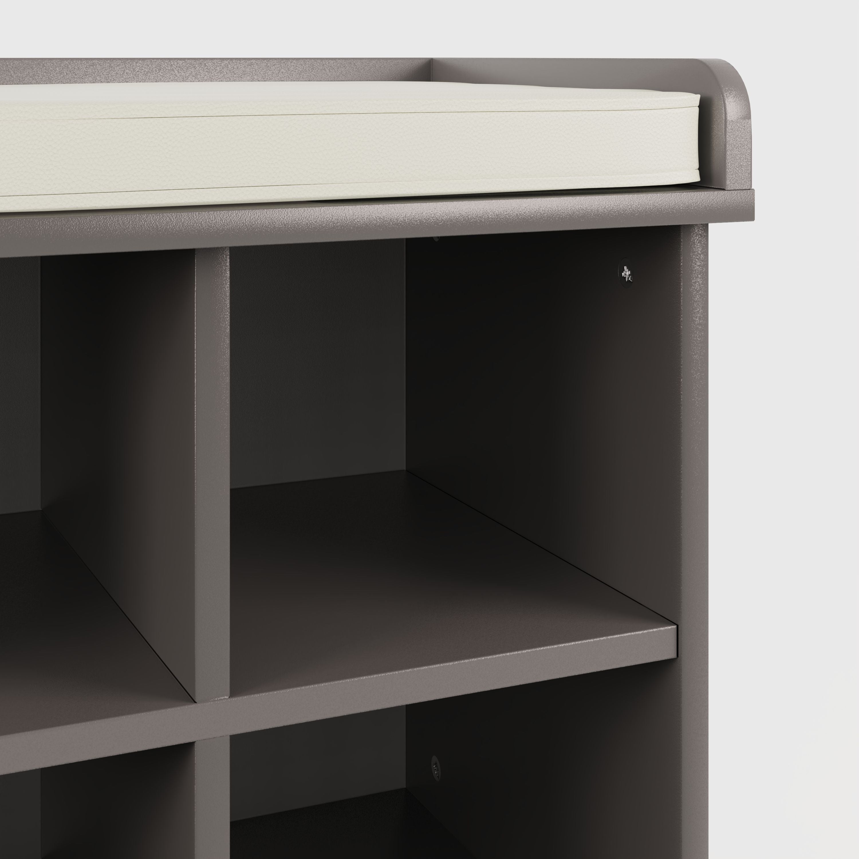 Kempton Shoe Bench Grey – GFW, view 5