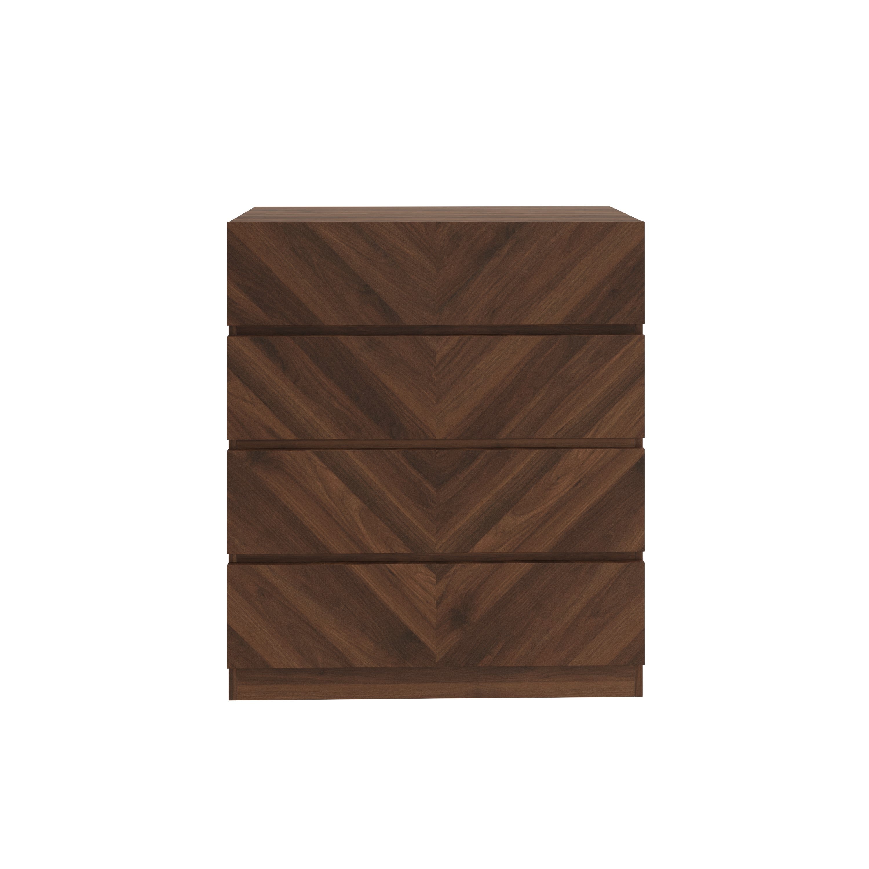 Catania 4 Drawer Chest Royal Walnut – GFW