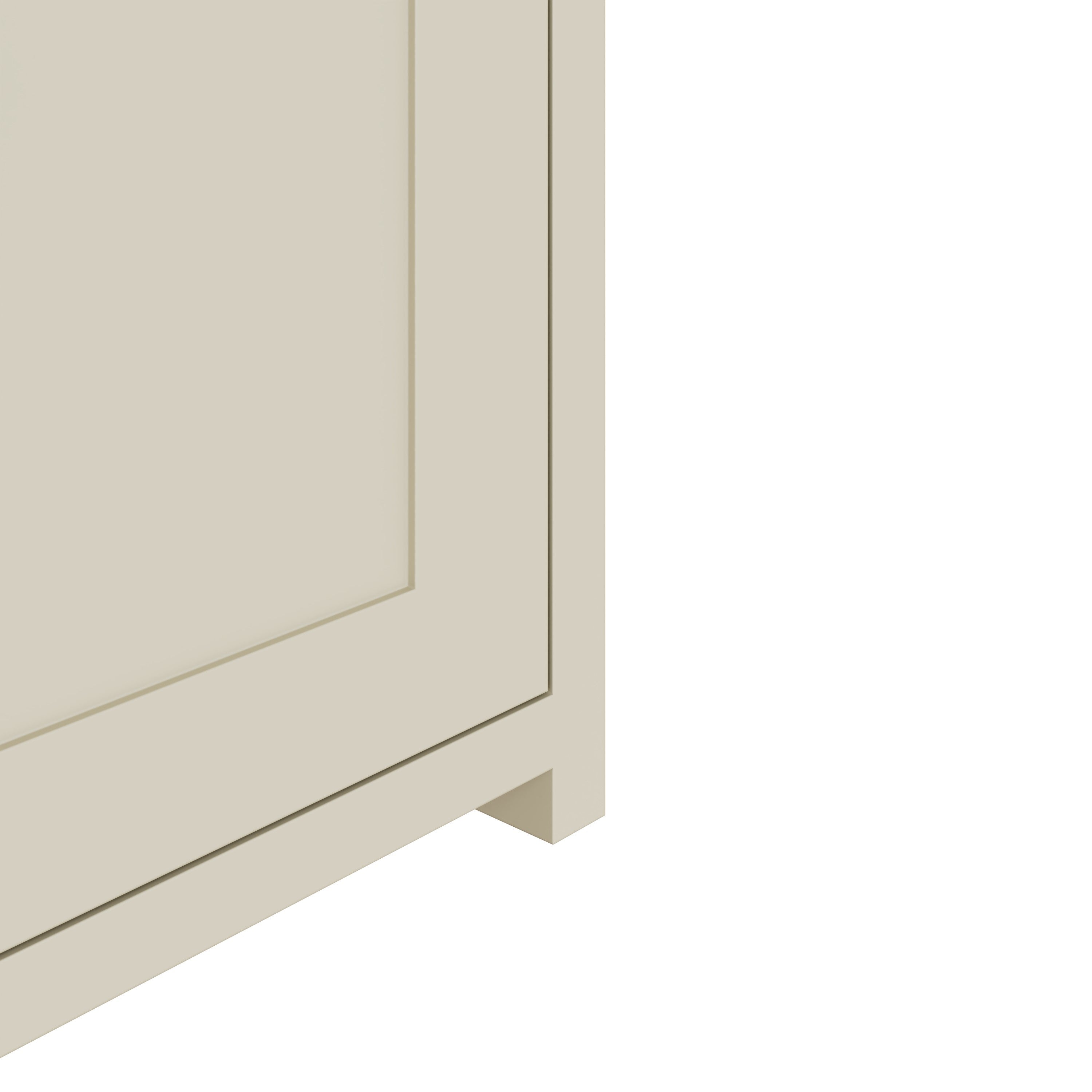 Lancaster 2 Door Shoe Bench Cream – GFW, view 9