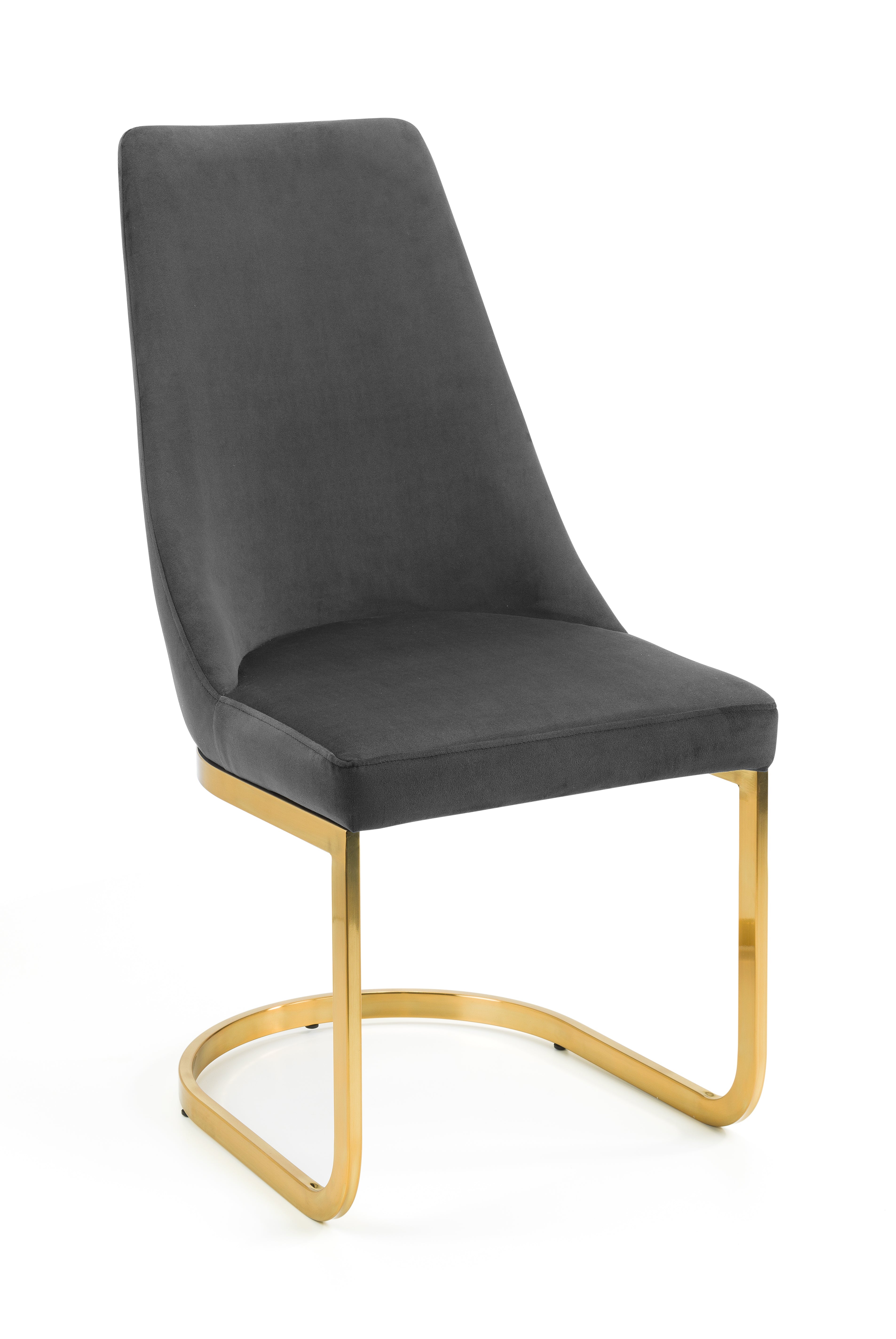 Vittoria Cantilever Dining Chairs - Grey (Set Of 2) – Julian Bowen, view 3
