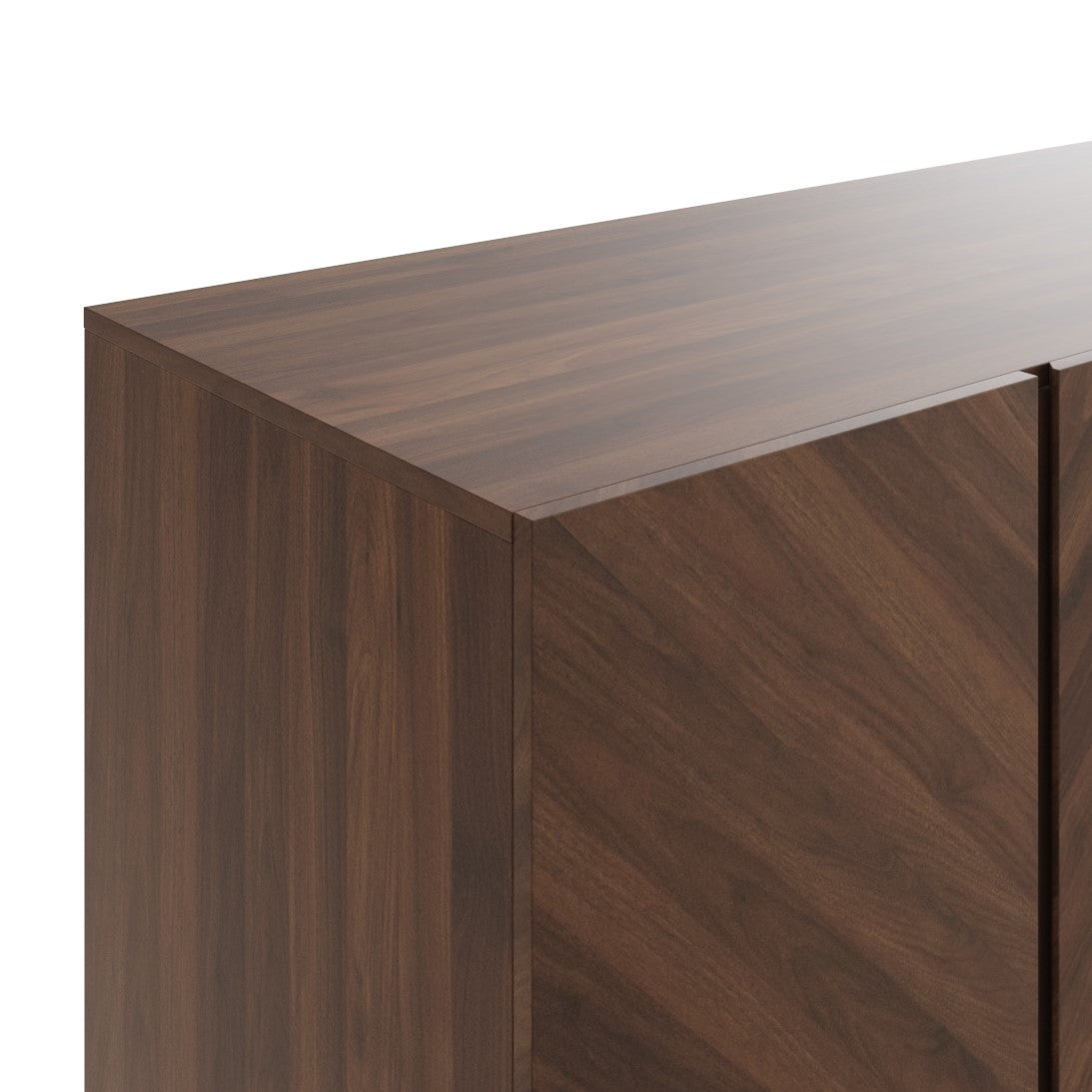 Catania 3 Door 4 Drawer Wardrobe Royal Walnut – GFW, view 7