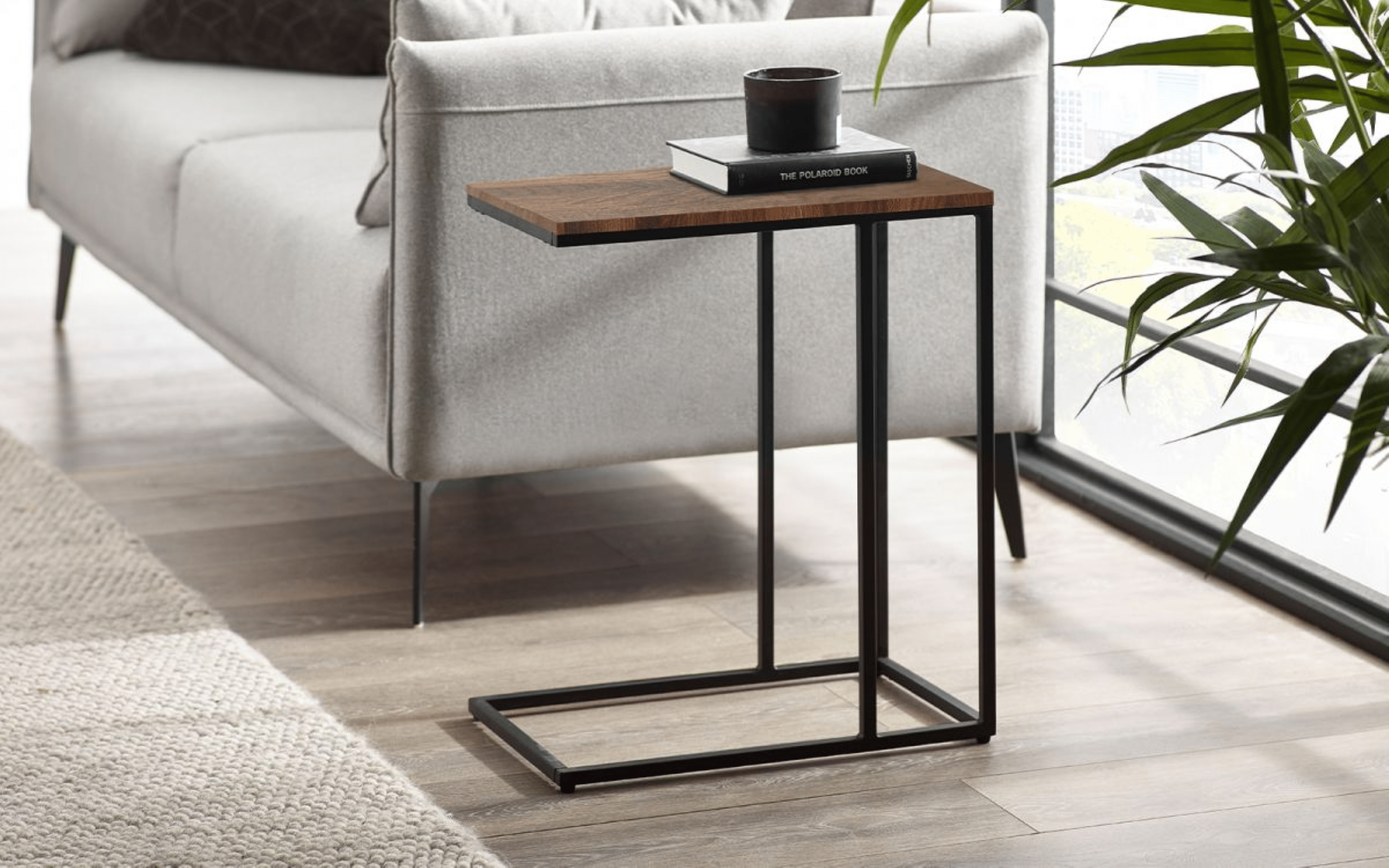 Julian Bowen Side Table Tribeca Drinks Table Walnut Bed Kings