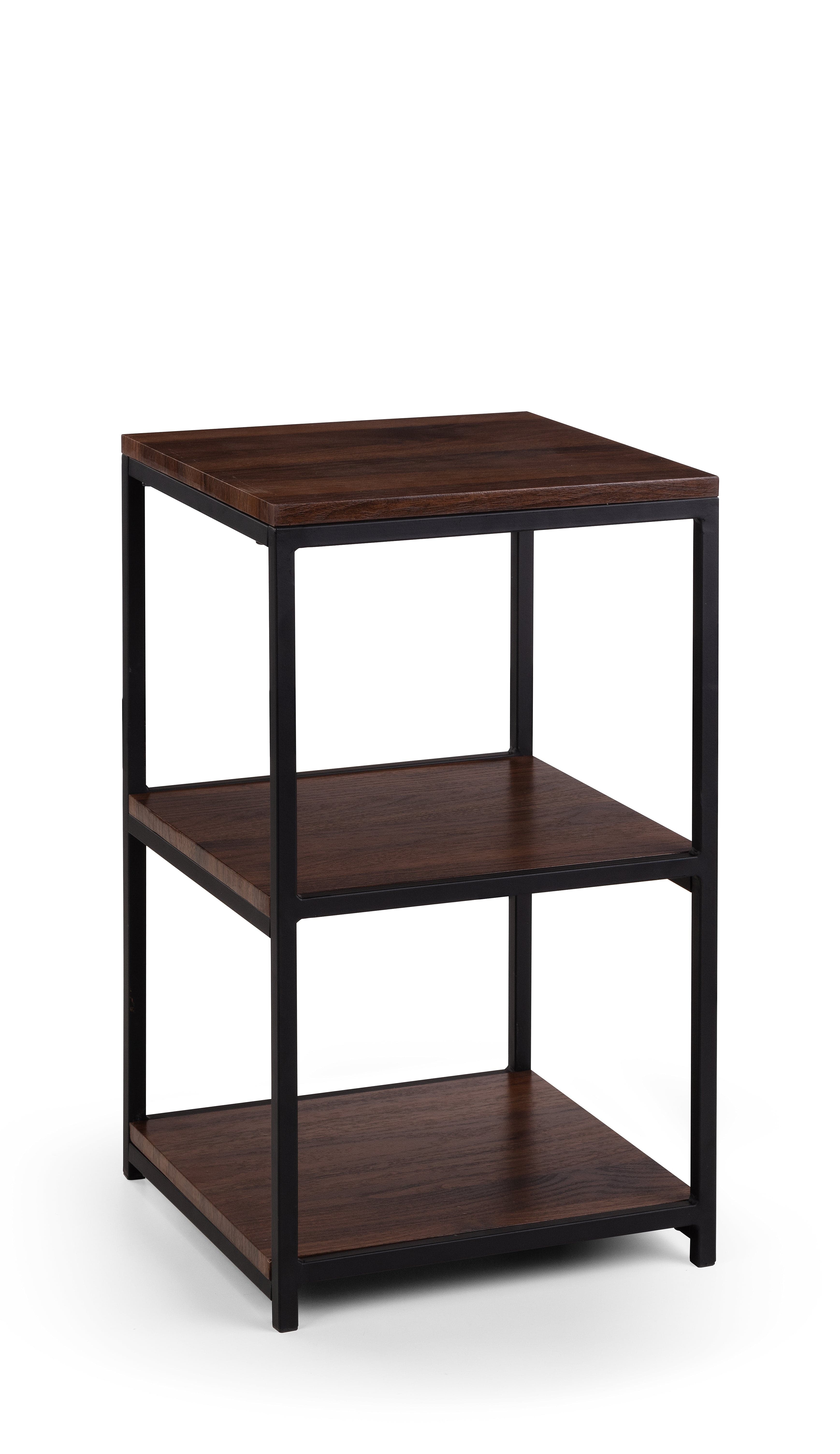 Tribeca Tall Narrow Side Table Walnut – Julian Bowen, view 2