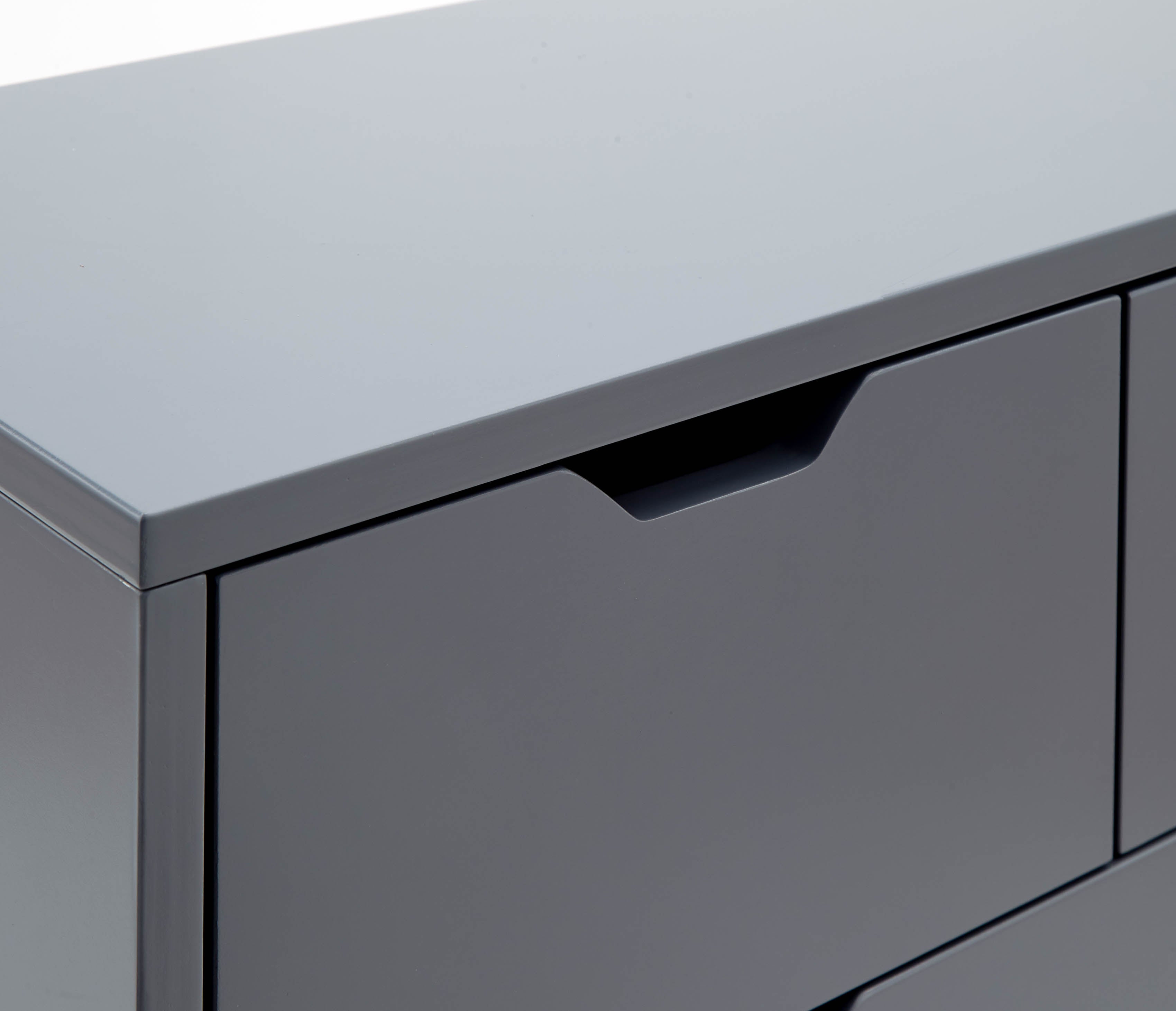 Nyborg 2+2 Drawer Chest – Dark Grey