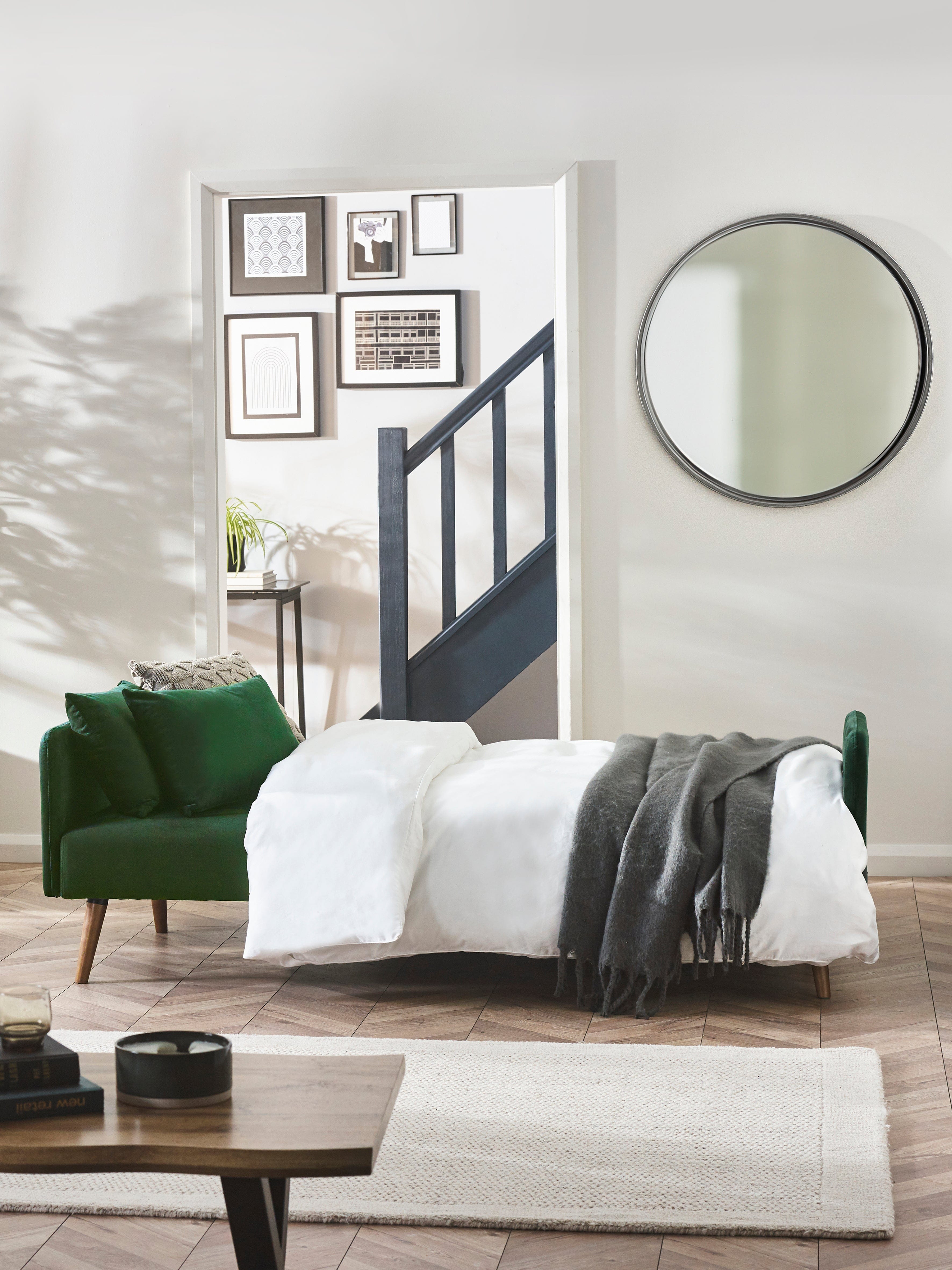 Andi Sofa Bed - Green – Julian Bowen, view 3