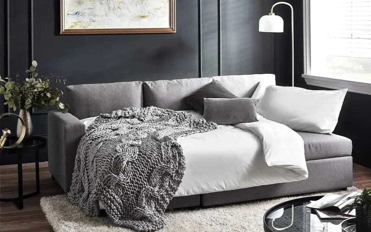 Angel Sofabed With Storage - Light Grey – Julian Bowen, view 3