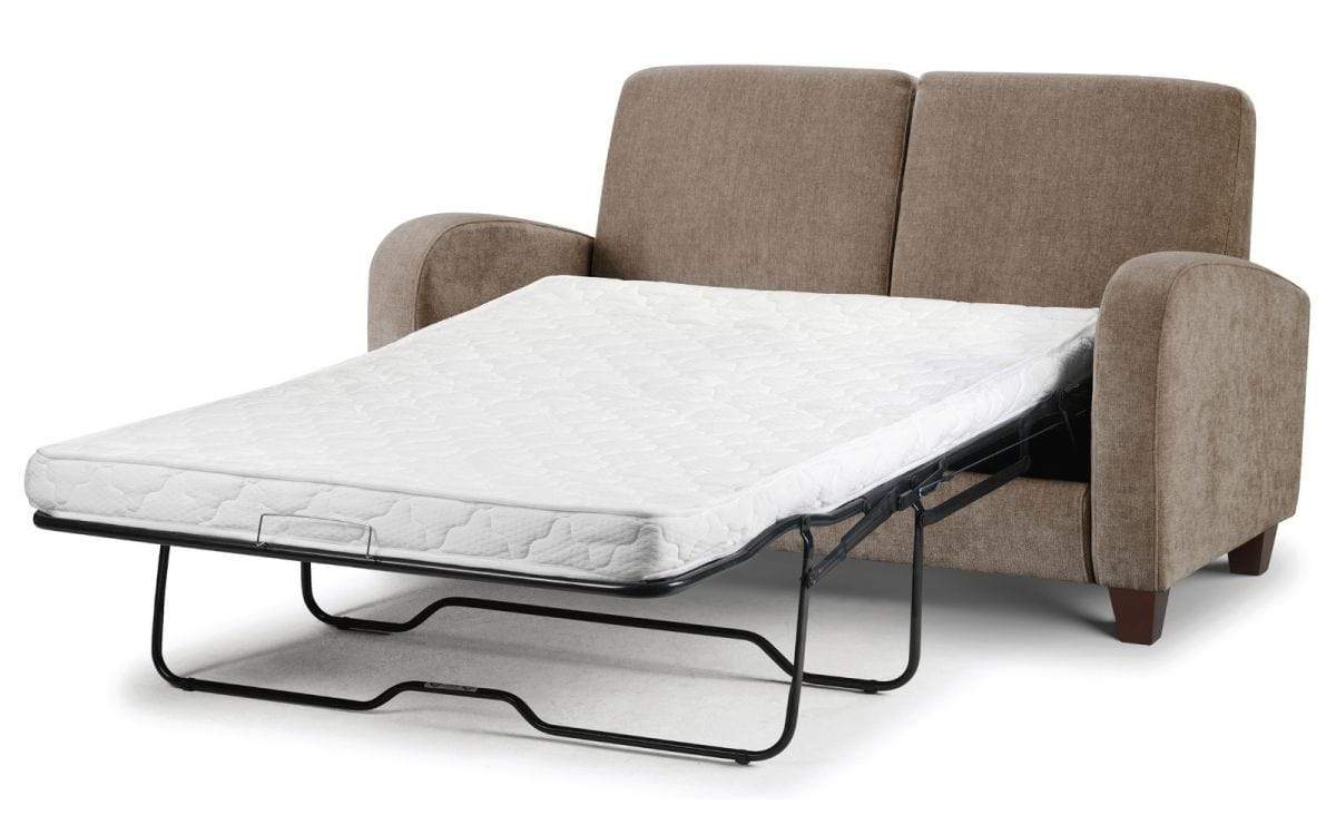 Julian Bowen Sofa Bed Vivo Sofabed In Mink Chenille Fabric Bed Kings