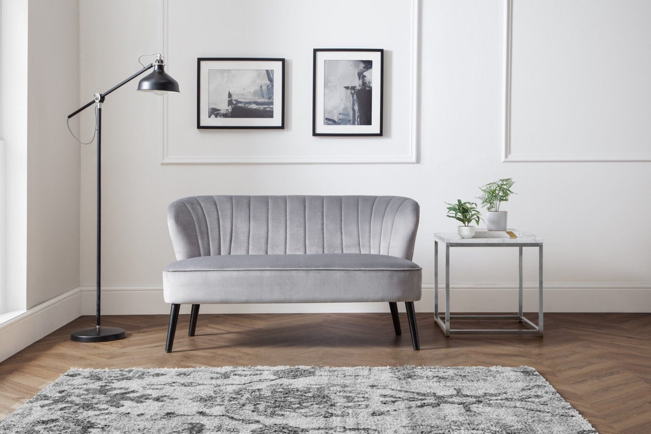 Julian Bowen Sofa Coco 2 Seater Grey Bed Kings