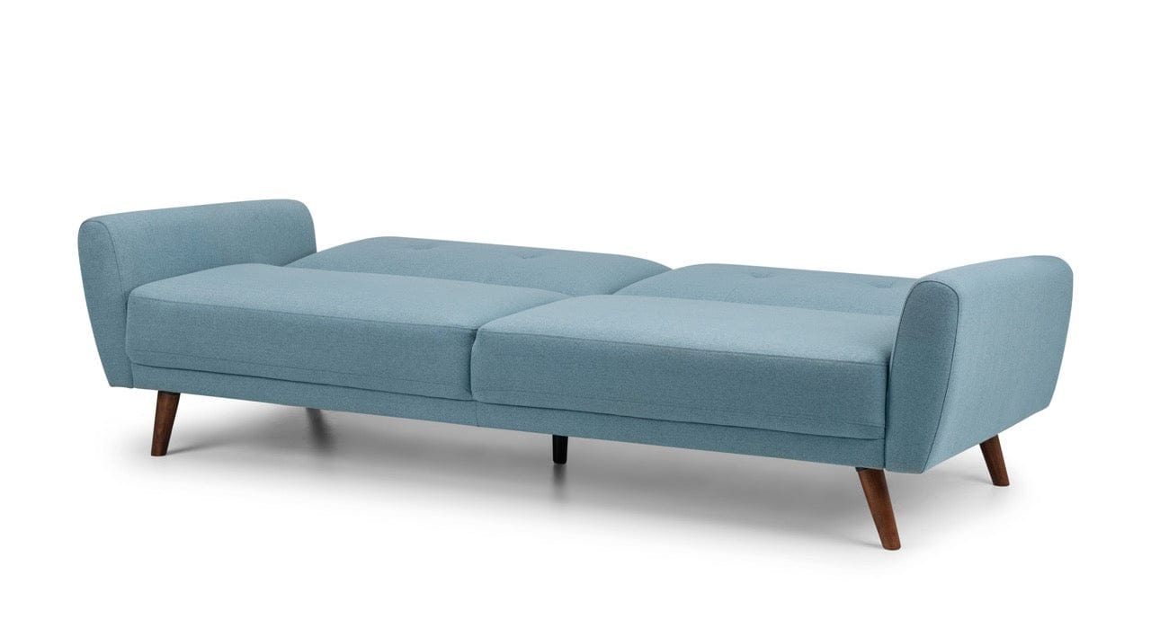Monza Fabric Sofa Bed - Blue – Julian Bowen, view 9
