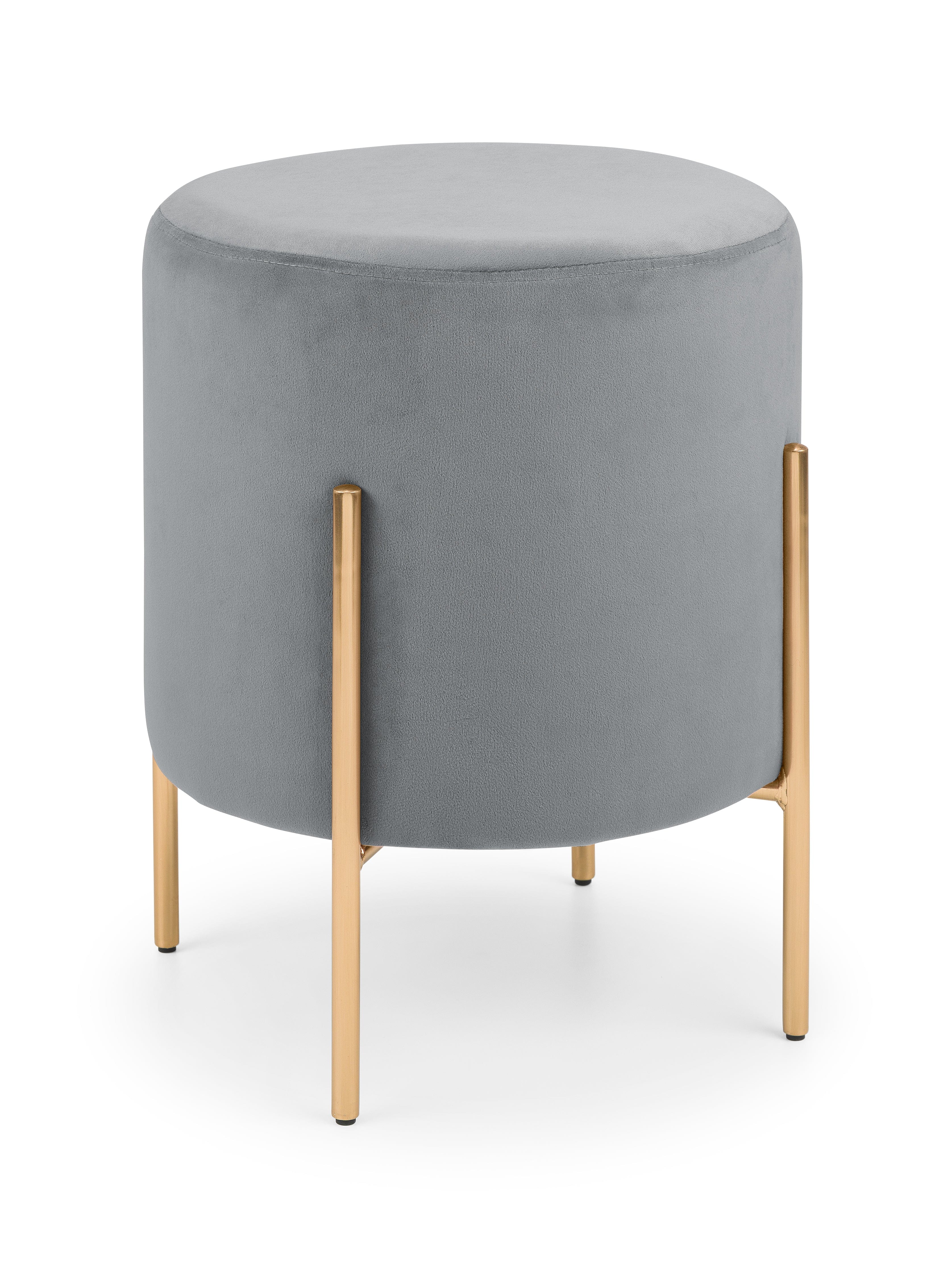 Harrogate Stool - Grey – Julian Bowen