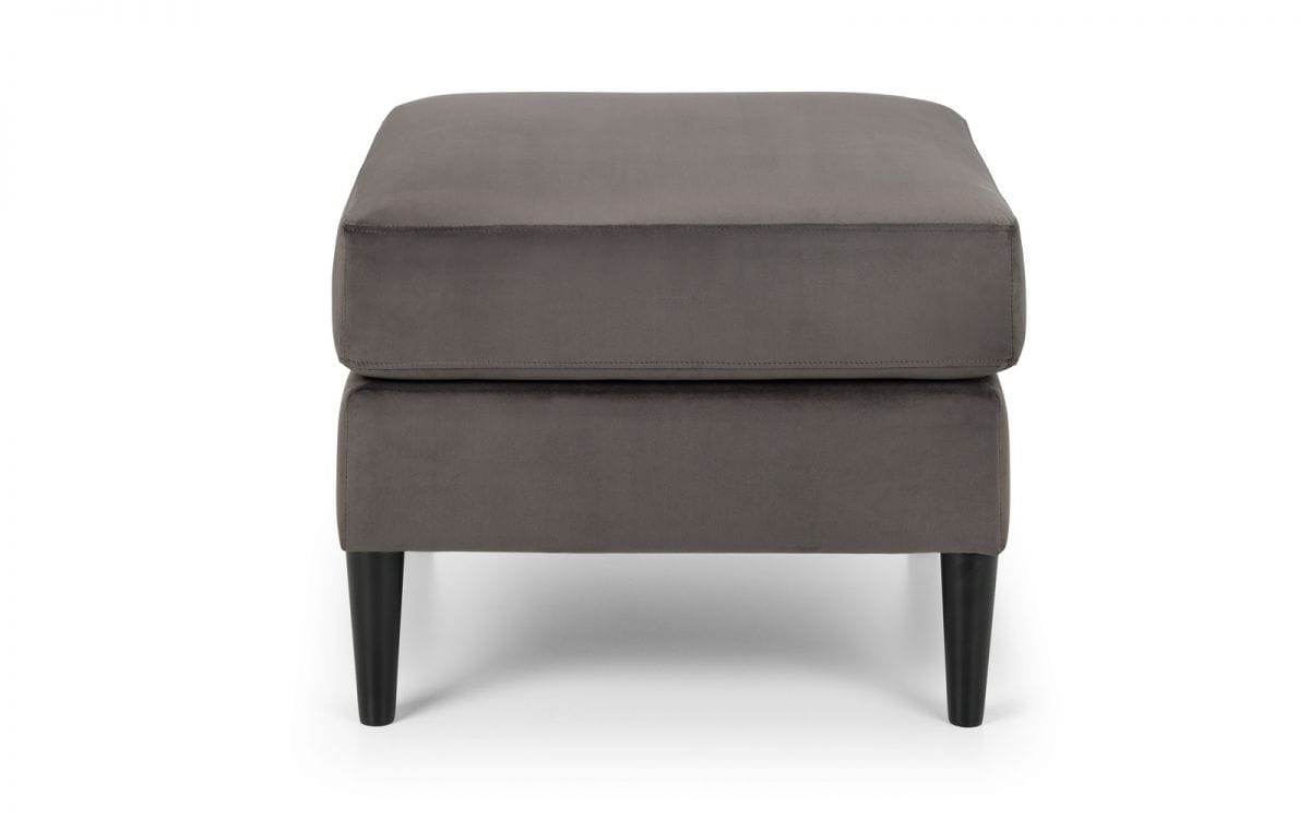 Hayward Ottoman - Grey – Julian Bowen