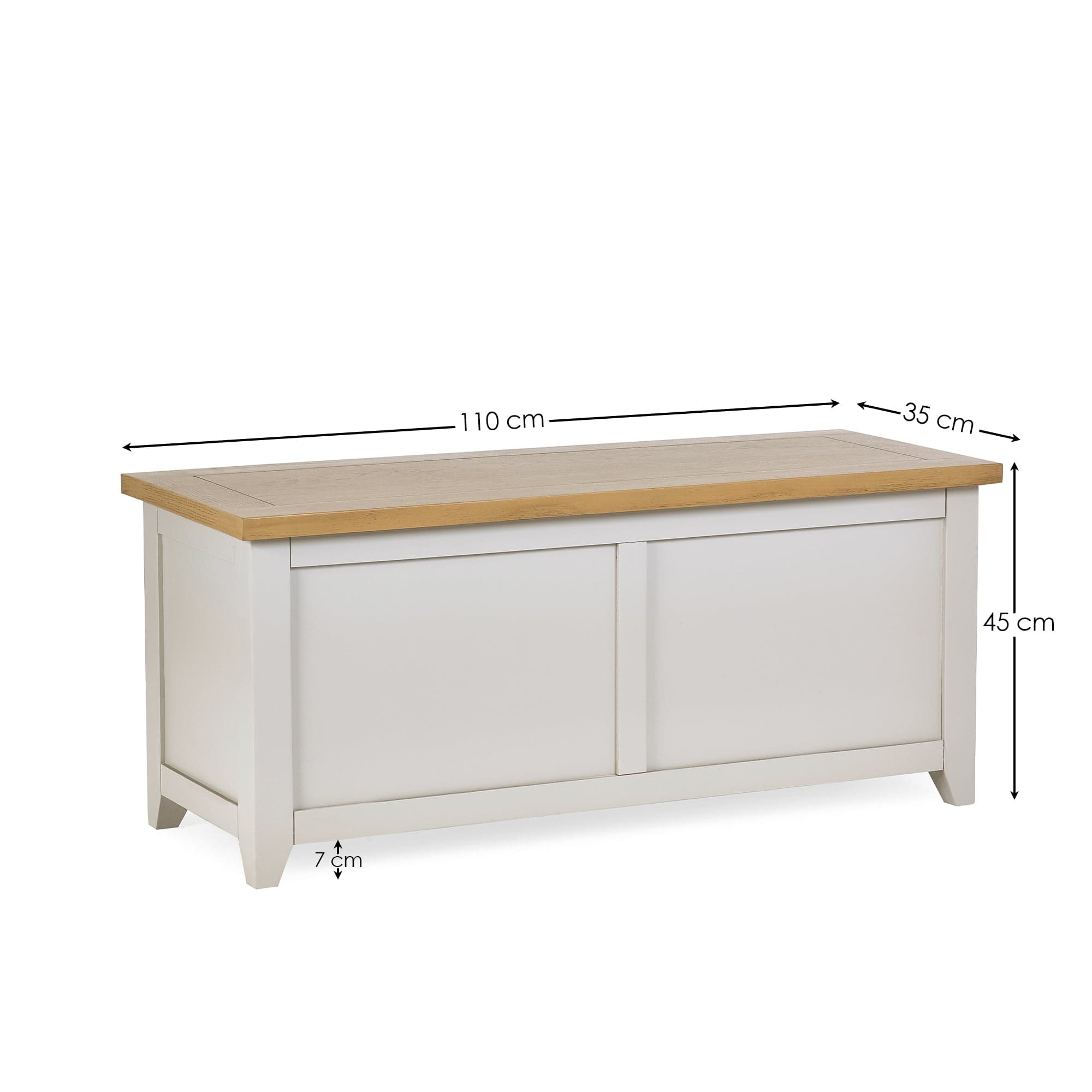 Richmond Storage Bench – Julian Bowen, view 4