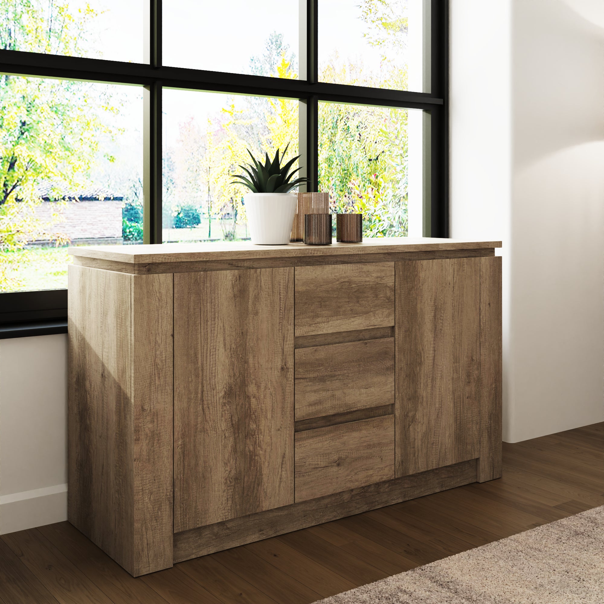 Canyon Sideboard – Grey Oak
