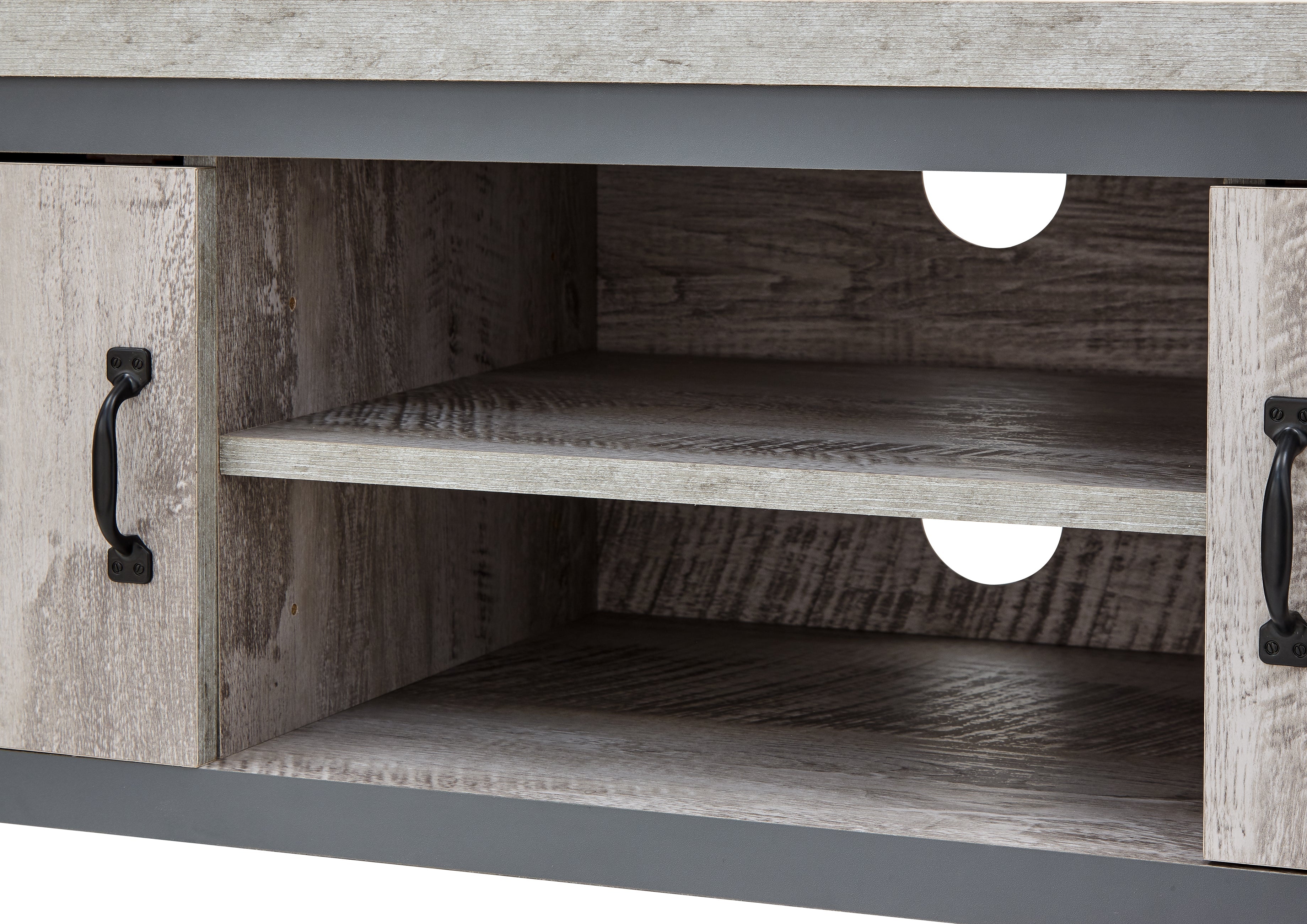 Boston 2 Door TV Unit Grey – GFW, view 17