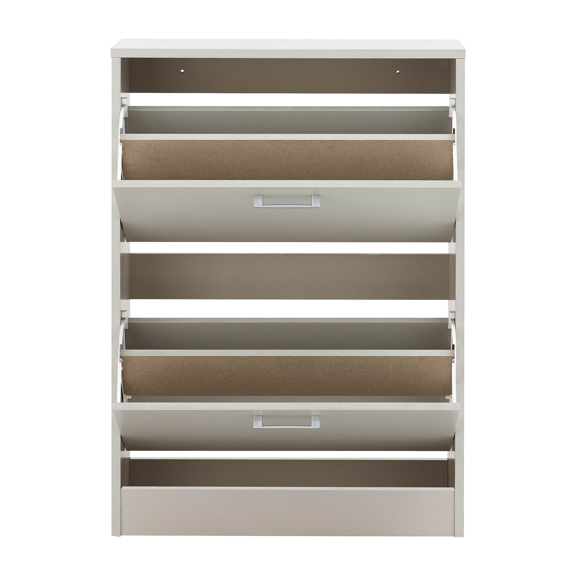 Stirling Two Tier Shoe Cabinet – Grey