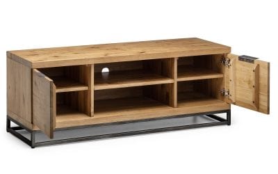 Brooklyn Oak TV Unit – Julian Bowen, view 2