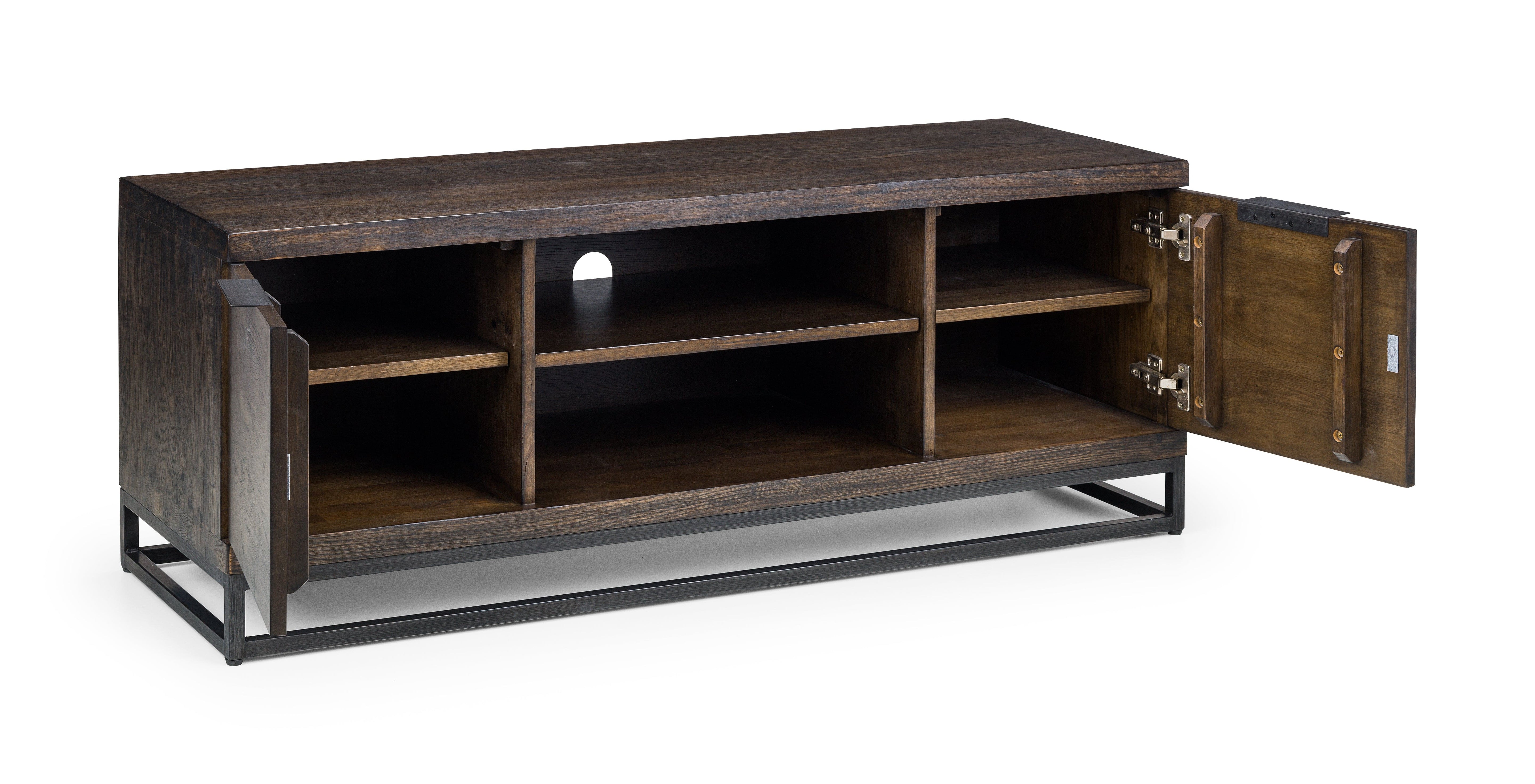 Brooklyn TV Unit - Dark Oak – Julian Bowen, view 2