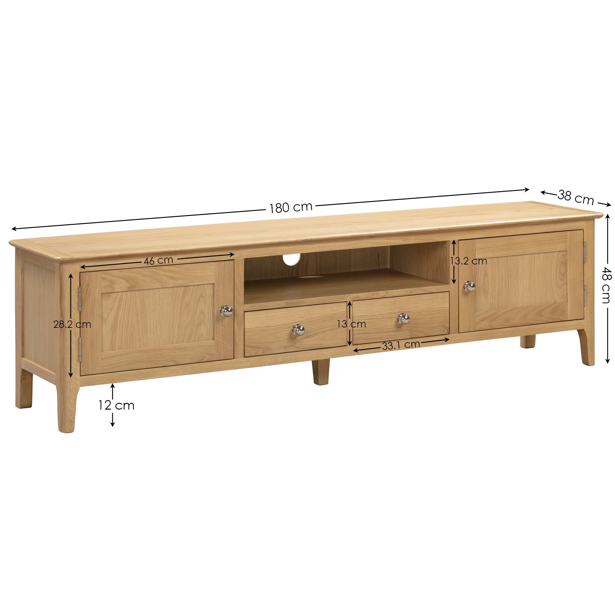 Cotswold Widescreen TV Unit – Julian Bowen, view 3