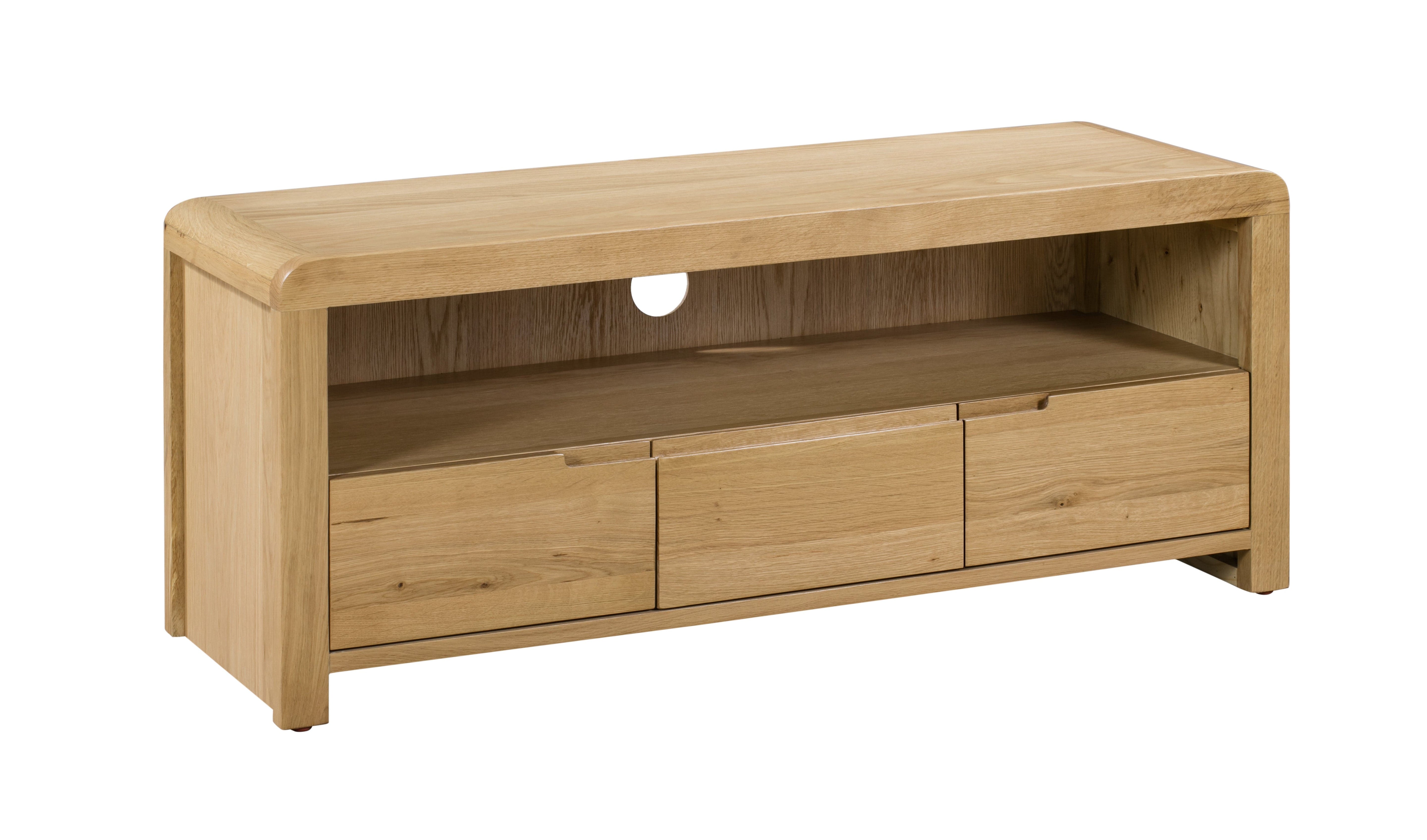 Curve Oak TV Unit – Julian Bowen