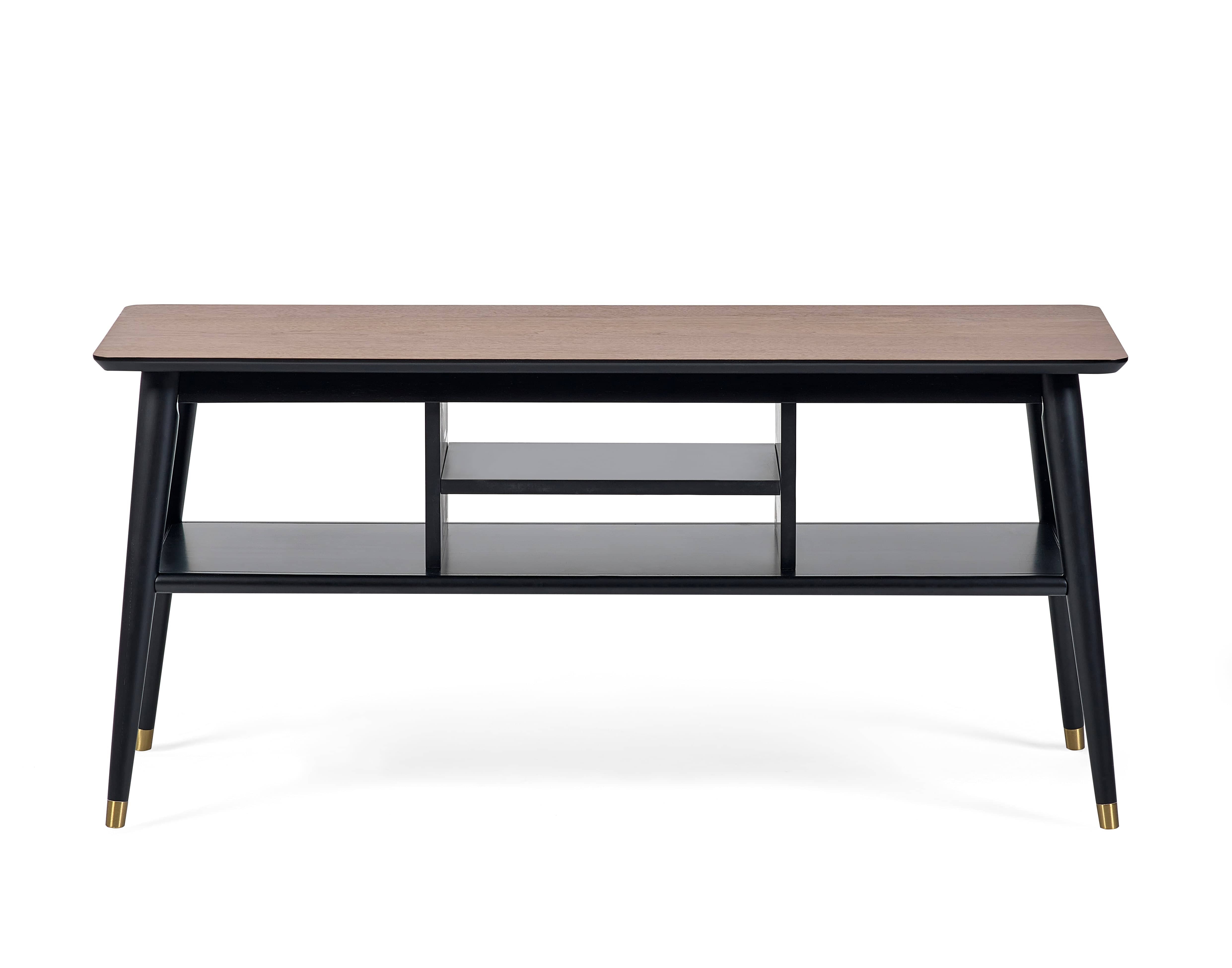 Findlay Media Unit - Walnut & Black – Julian Bowen, view 2