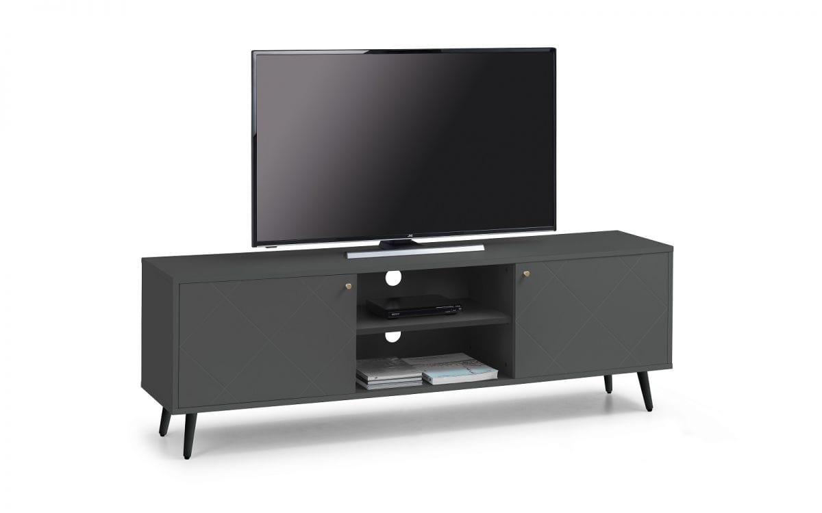 Moritz Tv Unit - Grey – Julian Bowen