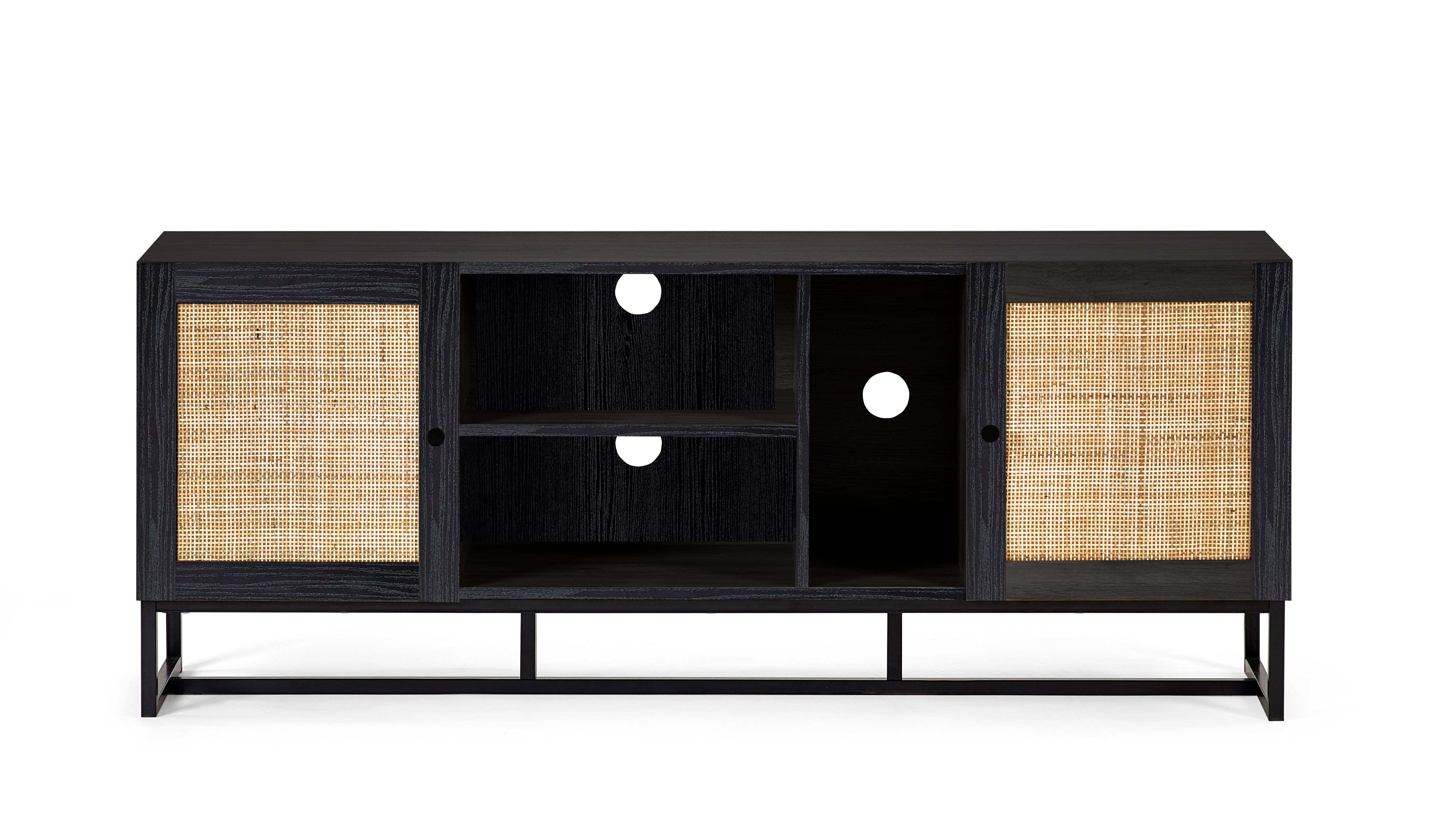 Padstow Tv Unit - Black – Julian Bowen, view 2