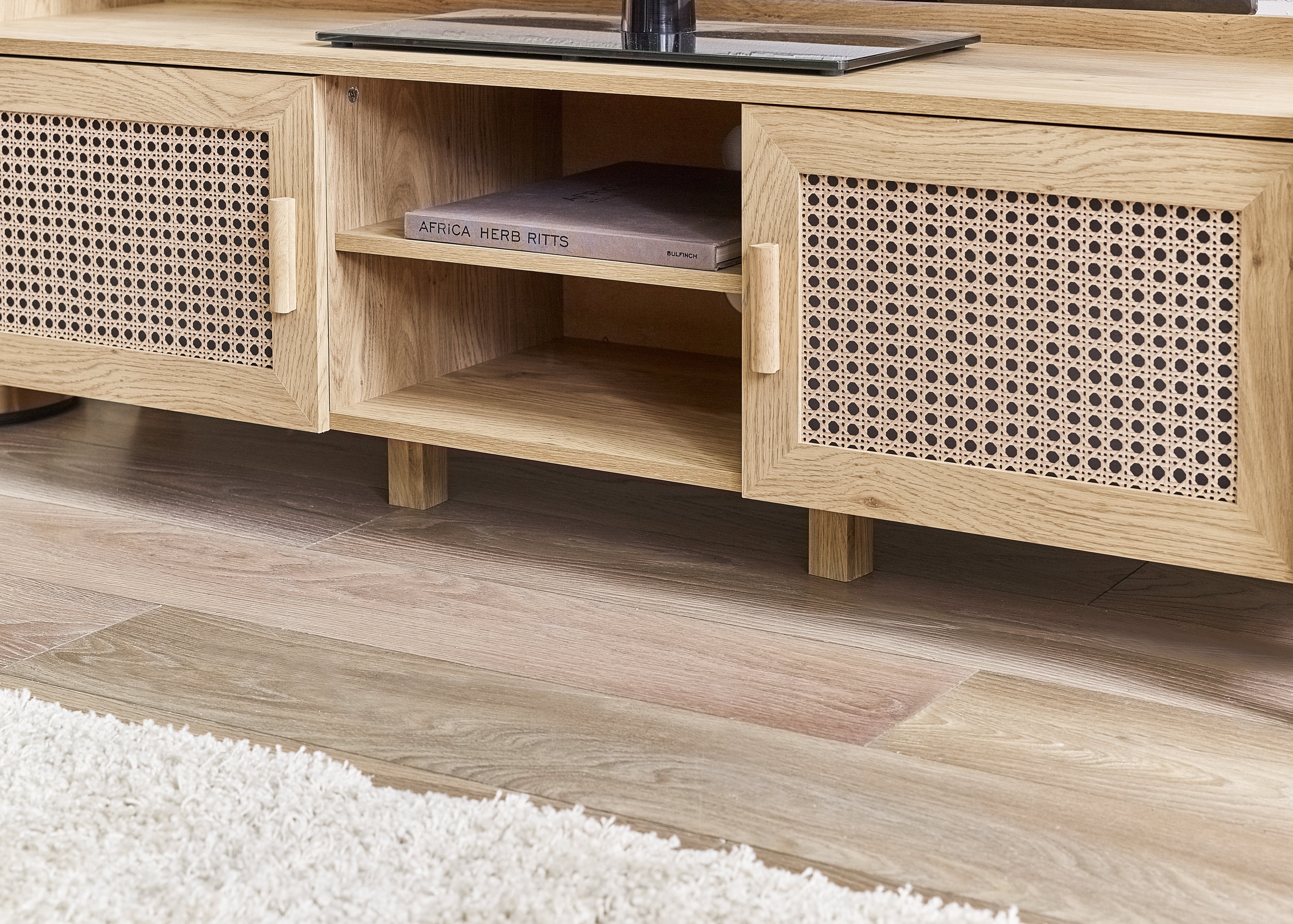 Sydney Media Unit - Rattan Effect – Julian Bowen, view 4