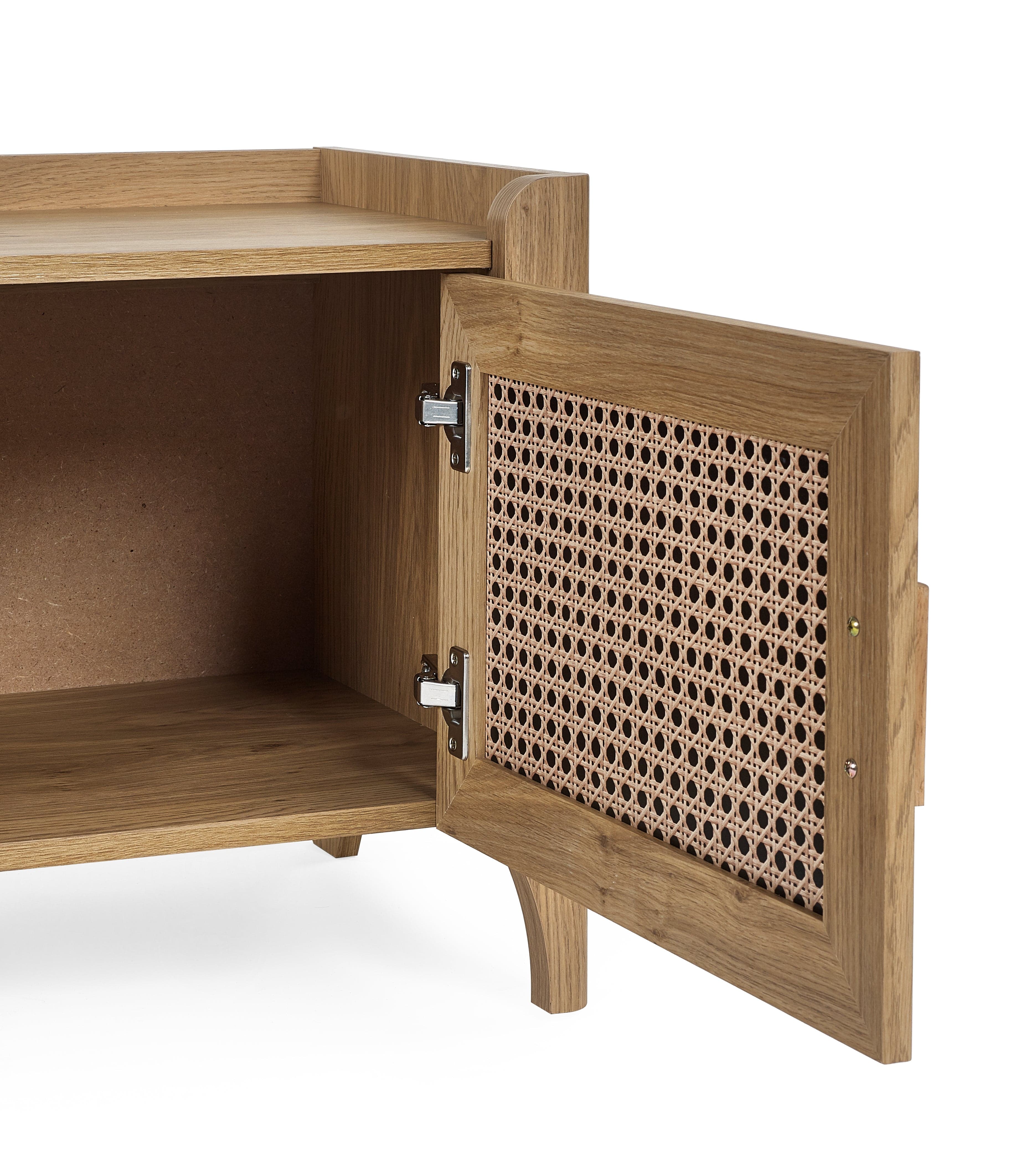 Sydney Media Unit - Rattan Effect – Julian Bowen, view 7